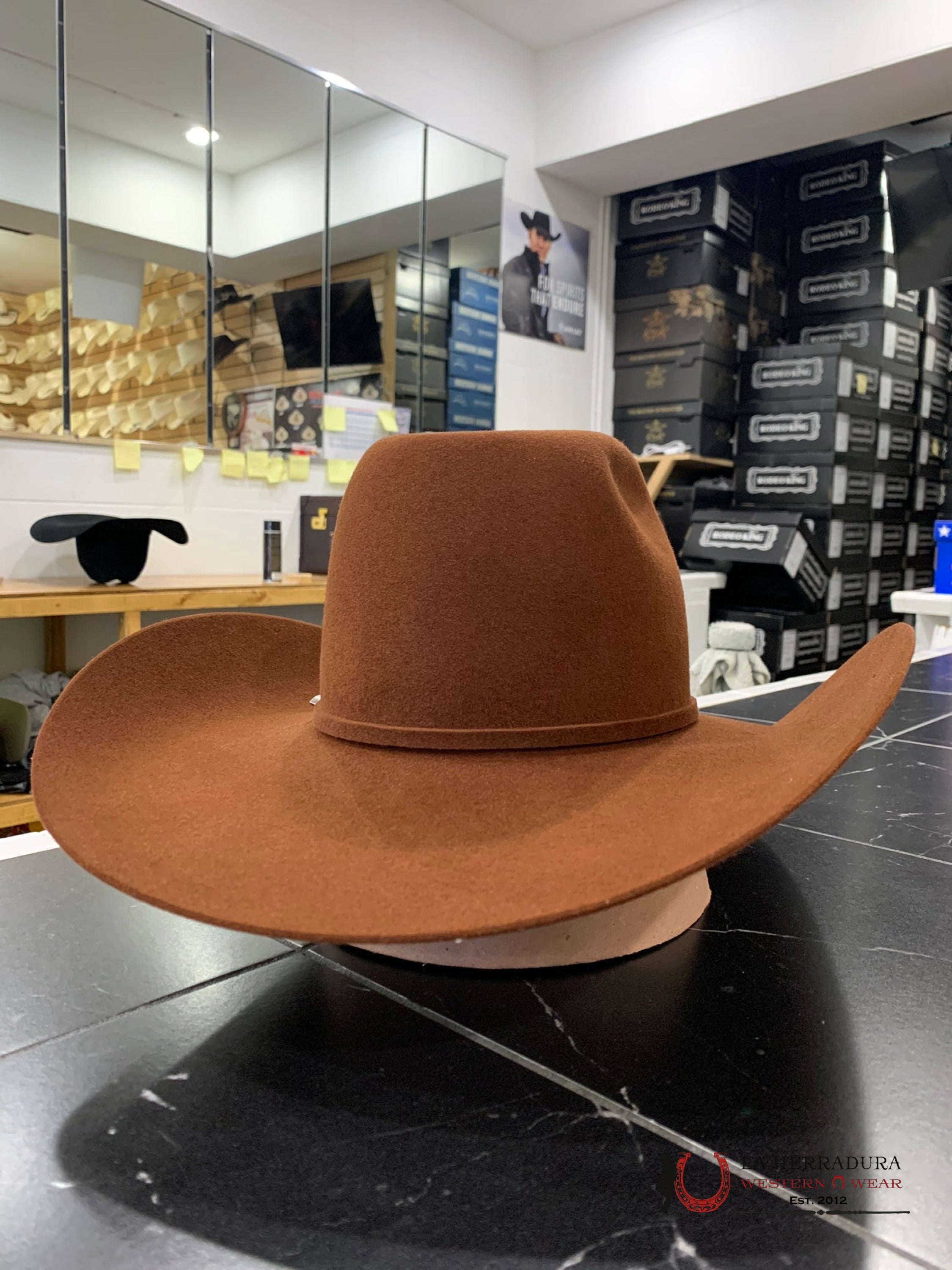 Cowboy Hat Rodeo King 7X Rust Tejana