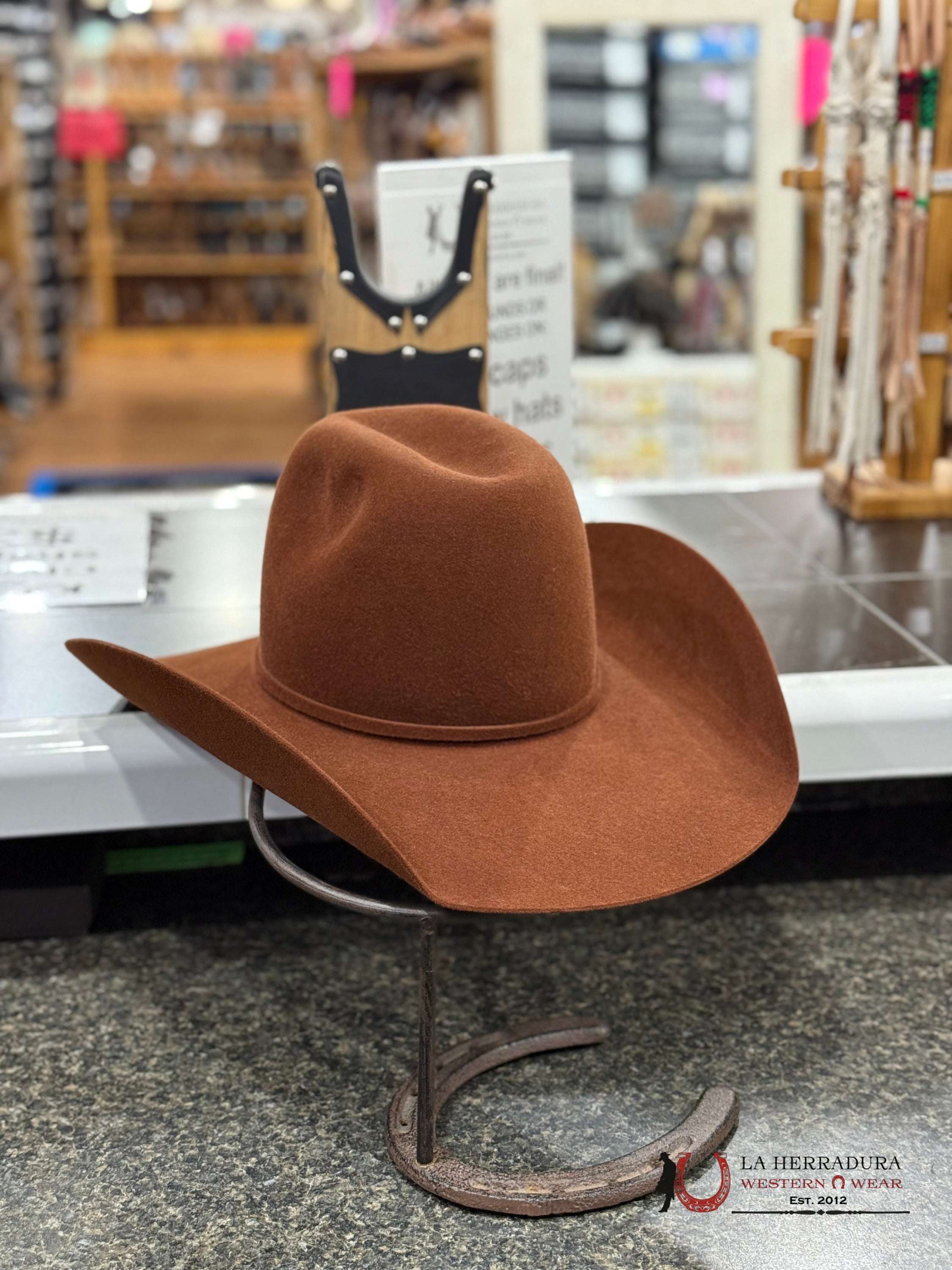 Cowboy Hat Rodeo King 7X Rust Tejana