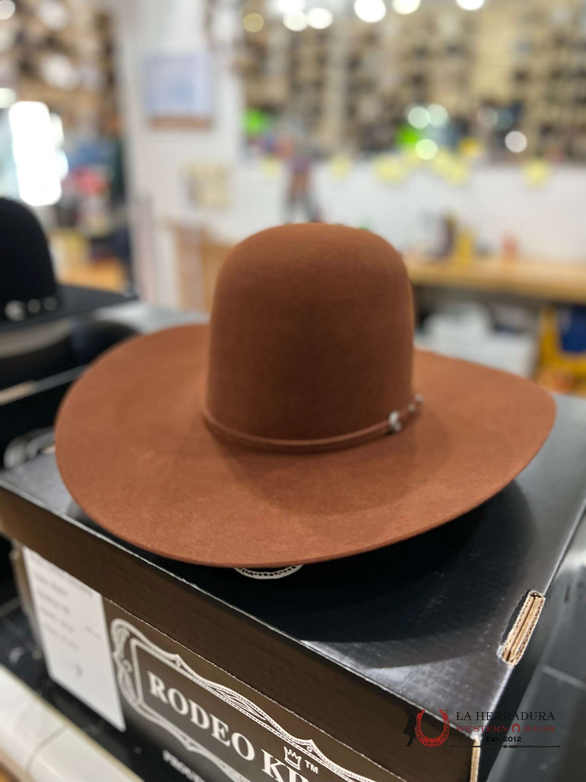 Cowboy Hat Rodeo King 7X Rust Tejana