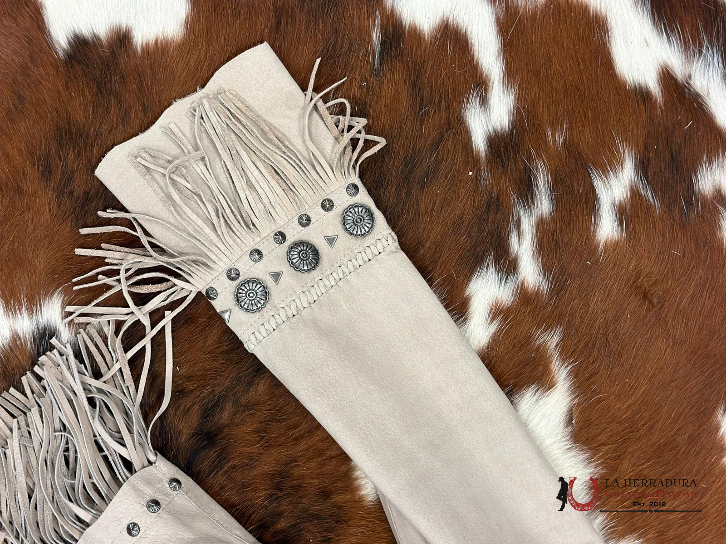 Cripple Creek Jacket Genuine Leather Brown On Fringe Ropa Mujeres