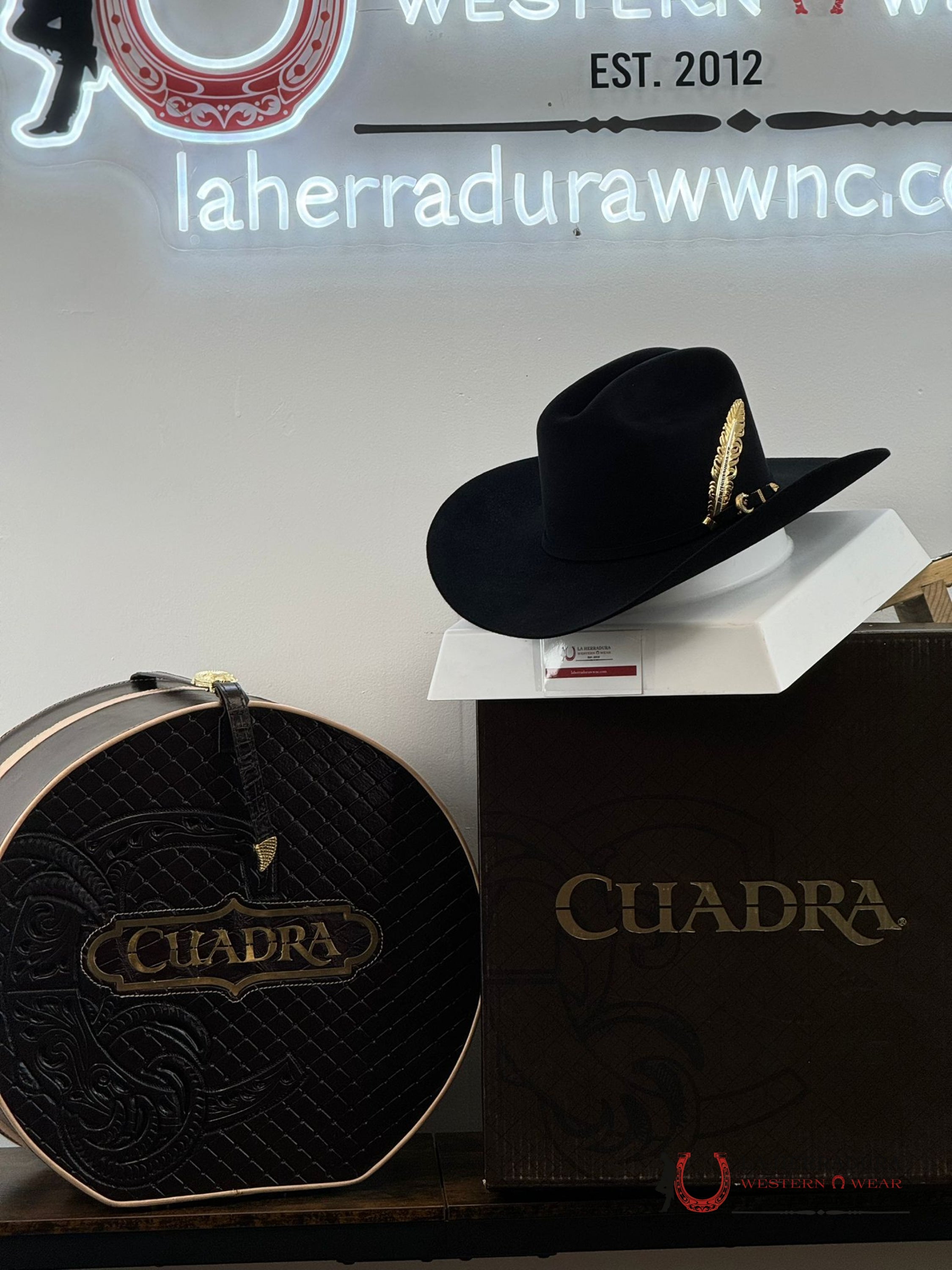 Cuadra 1000X The King Black Felt Hat Tejana
