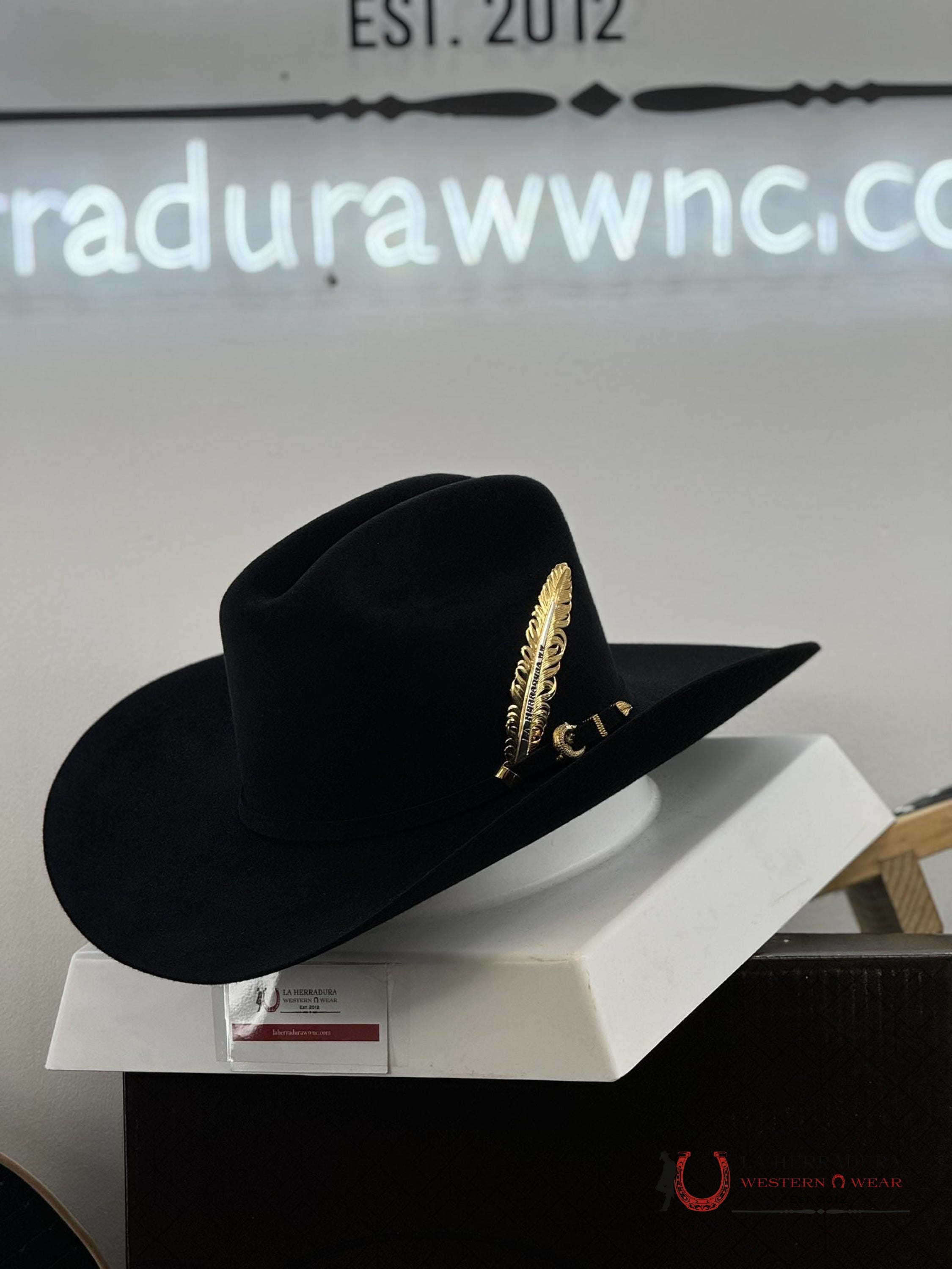 Cuadra 1000X The King Black Felt Hat Tejana