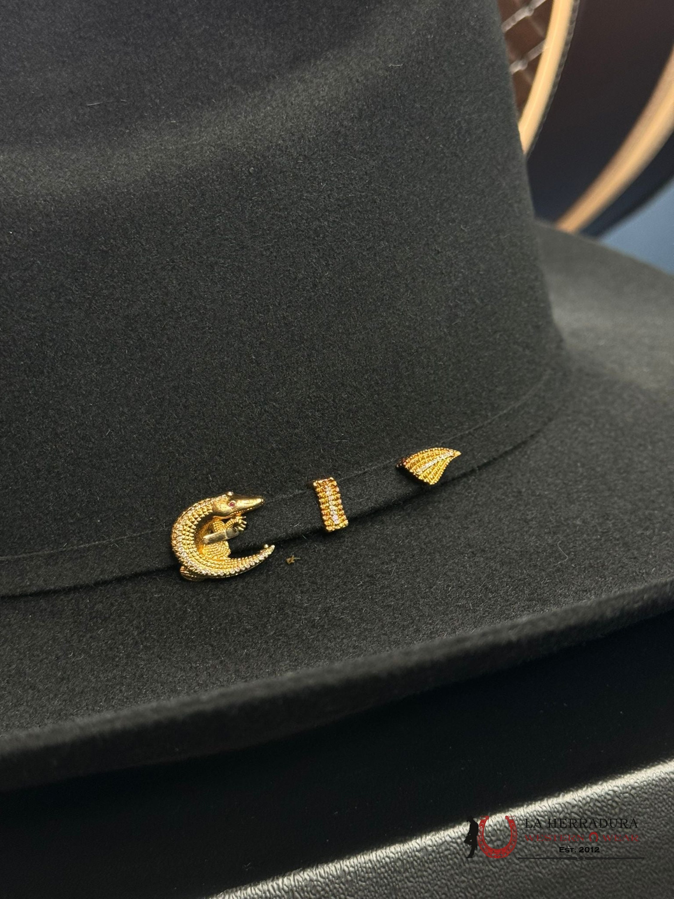 Cuadra 1000X The King Black Felt Hat Tejana