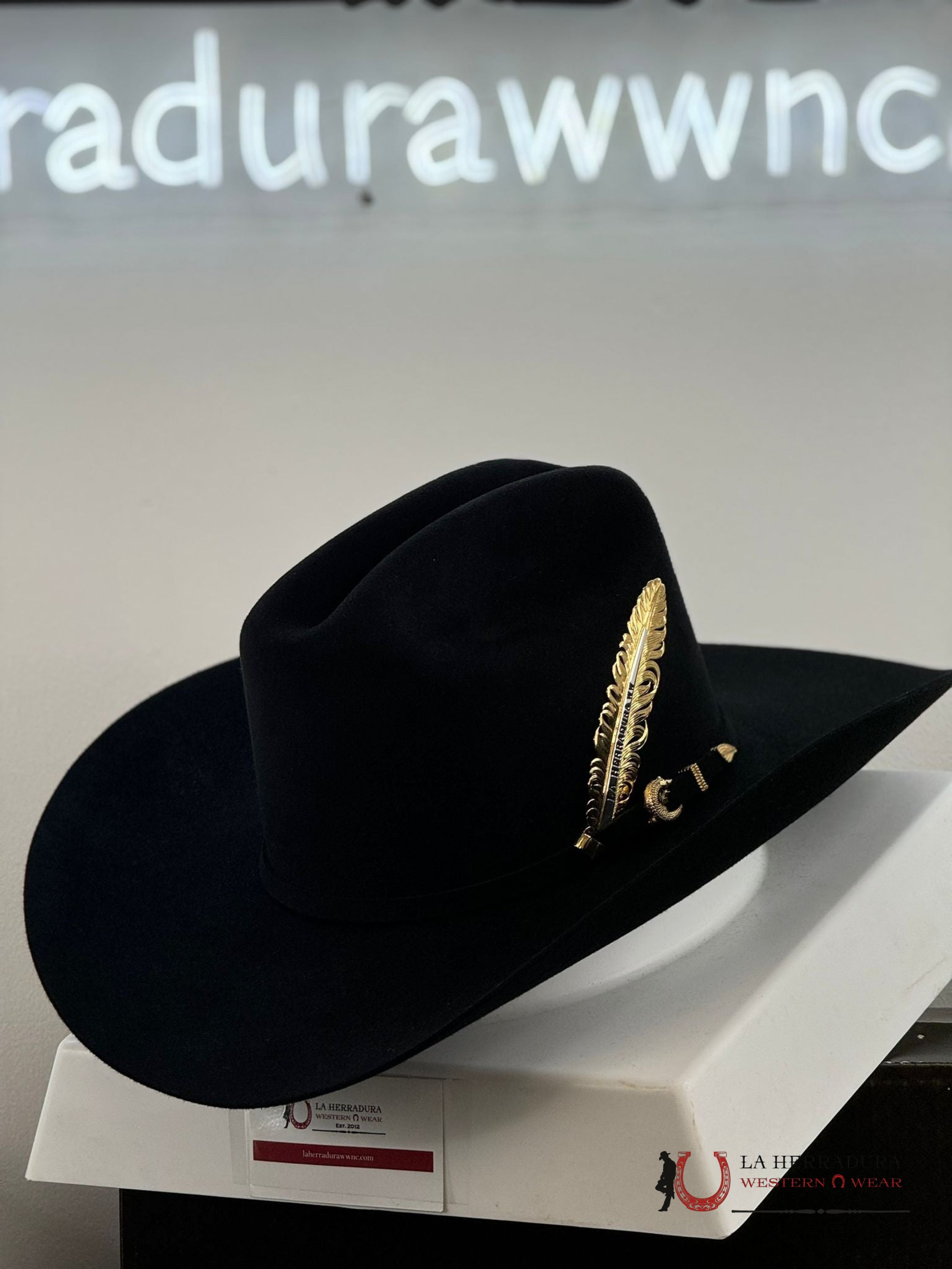 Cuadra 1000X The King Black Felt Hat Tejana