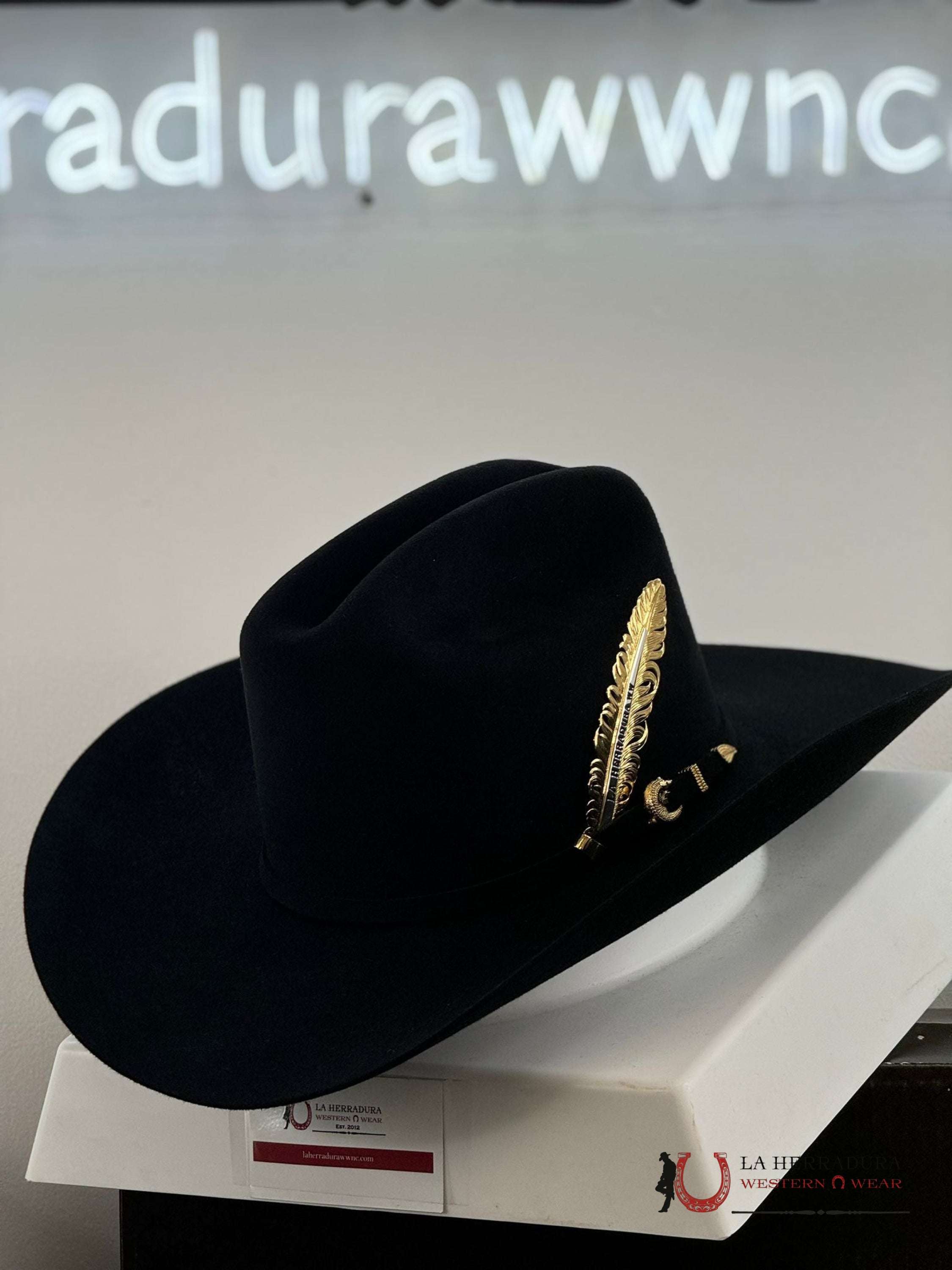 Cuadra 1000X The King Black Felt Hat Tejana
