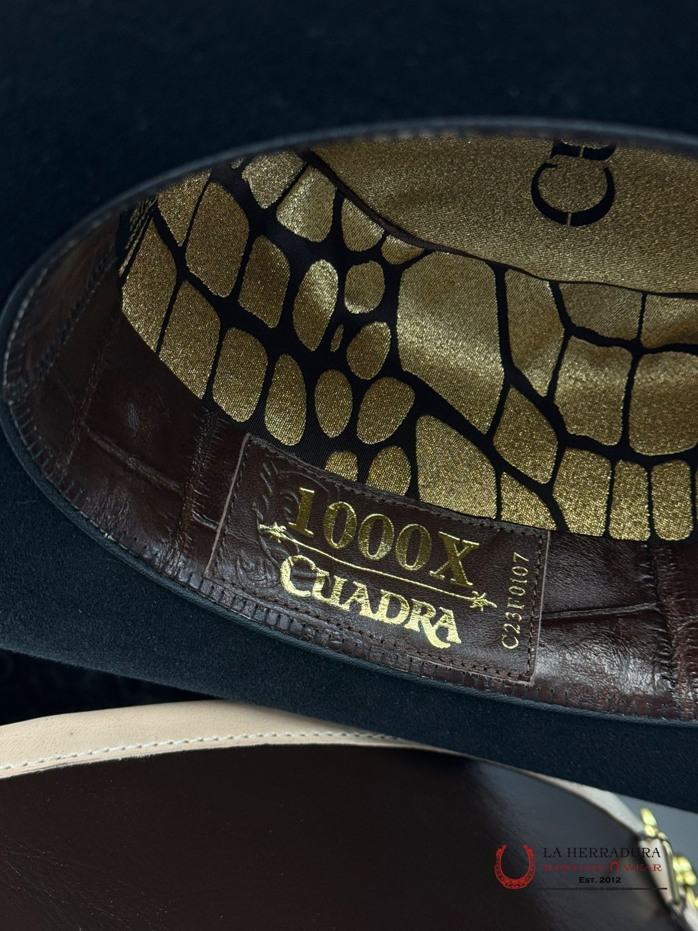 Cuadra 1000X The King Black Felt Hat Tejana