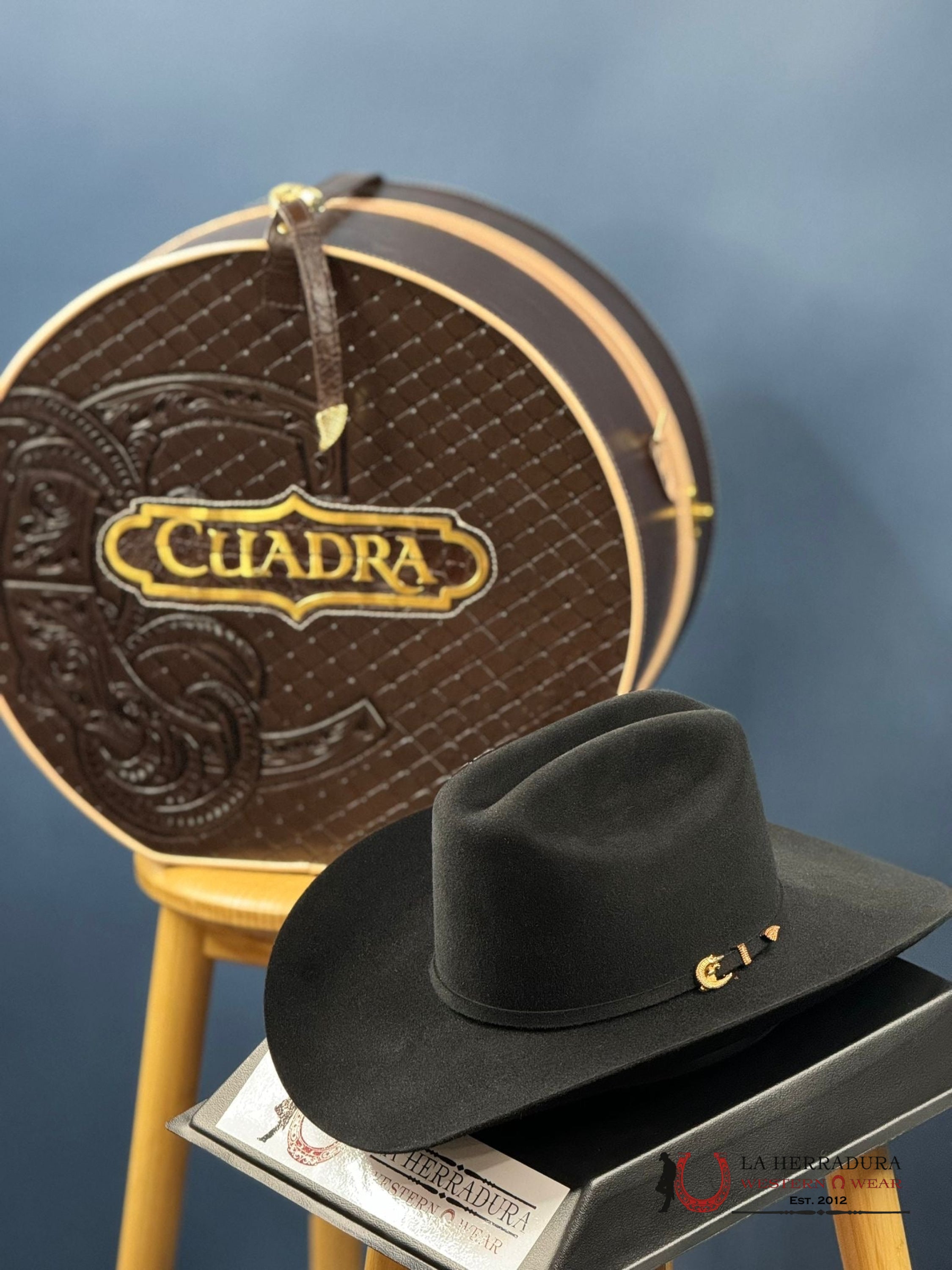 Cuadra 1000X The King Black Felt Hat Tejana