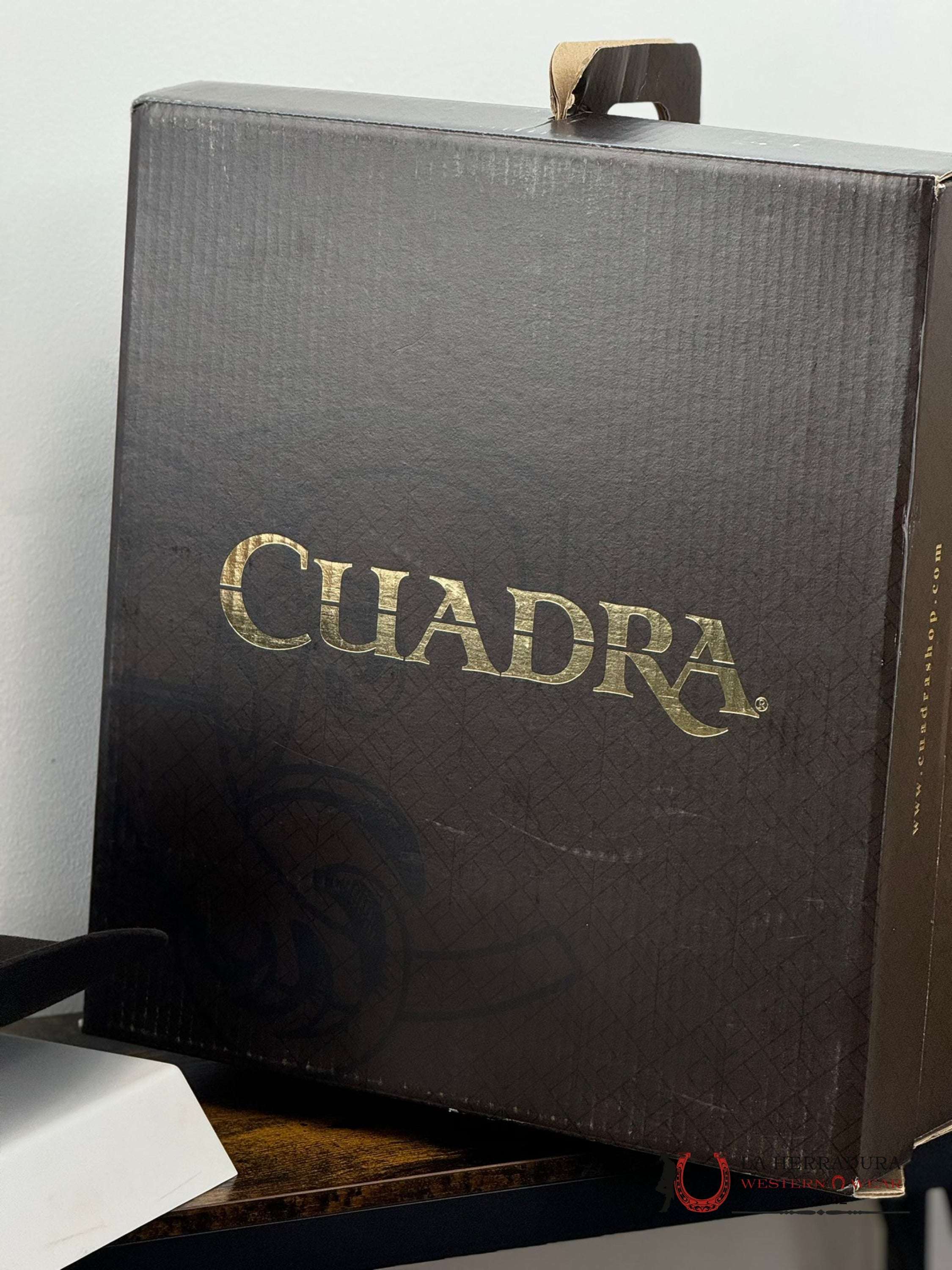 Cuadra 100X Gator Chocolate Felt Hat Tejana