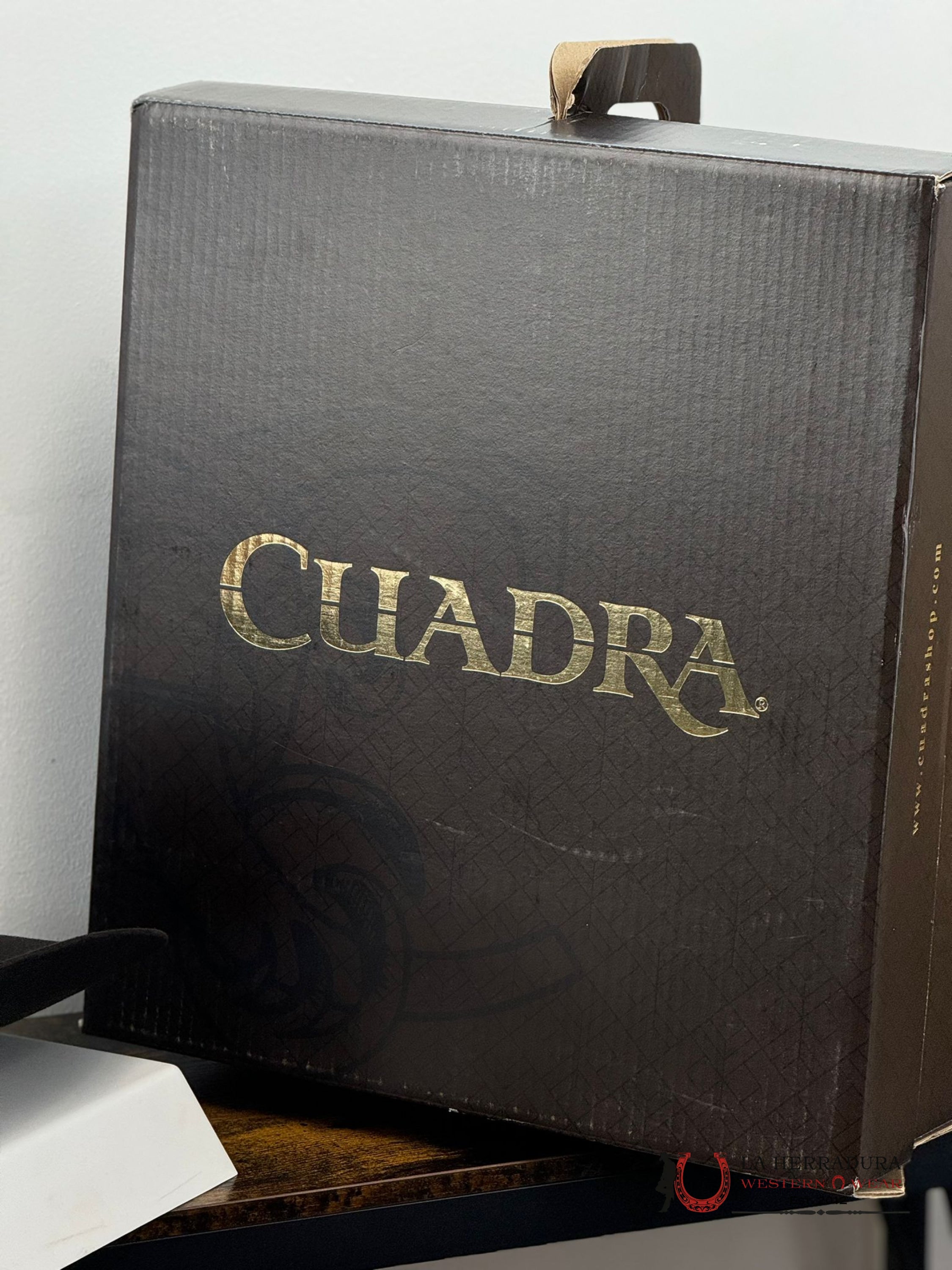 Cuadra 100X Gator Chocolate Felt Hat Tejana