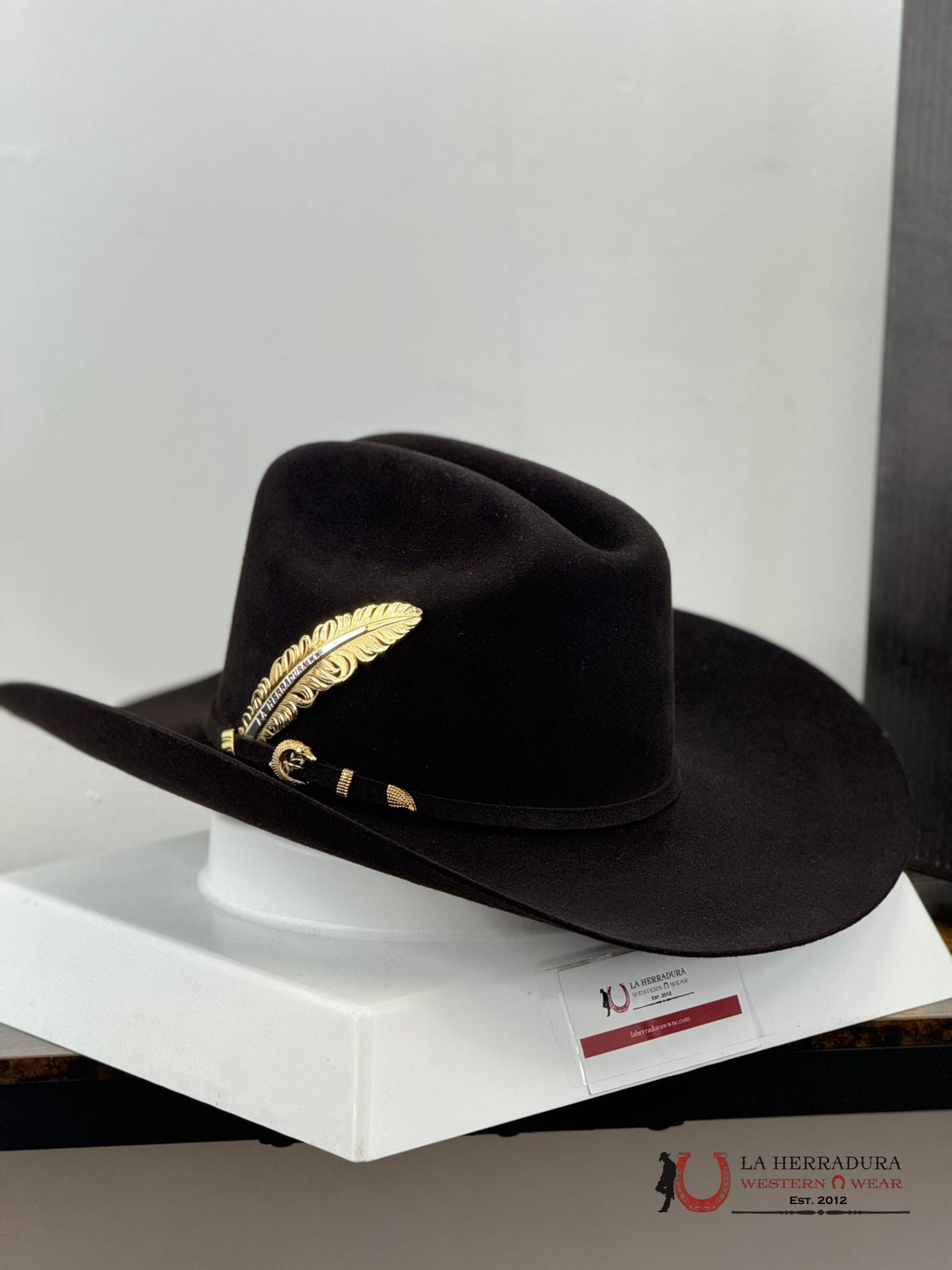 Cuadra 100X Gator Chocolate Felt Hat Tejana