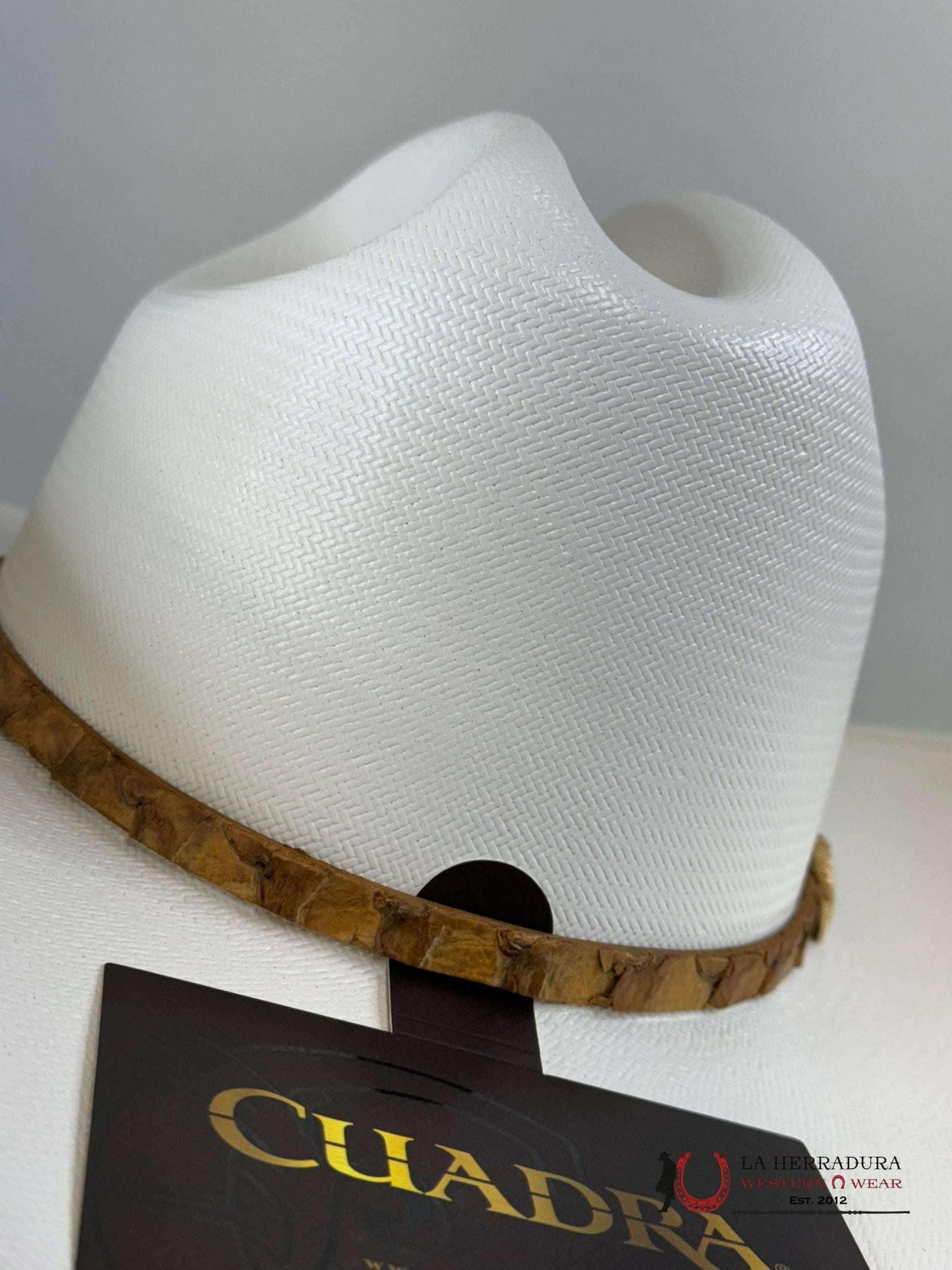 Cuadra 200X Fish Ivory Straw Hat Tejana