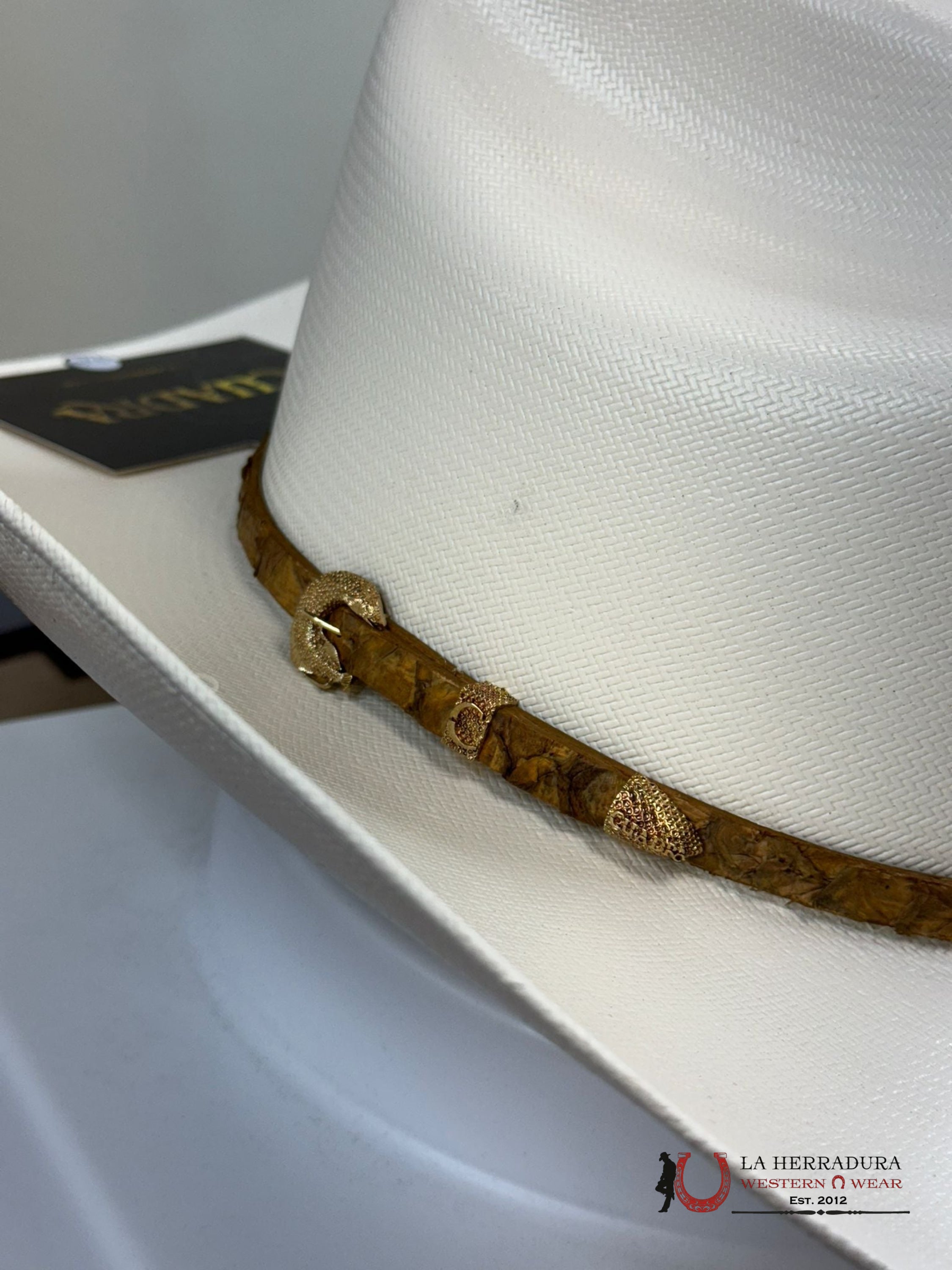 Cuadra 200X Fish Ivory Straw Hat Tejana