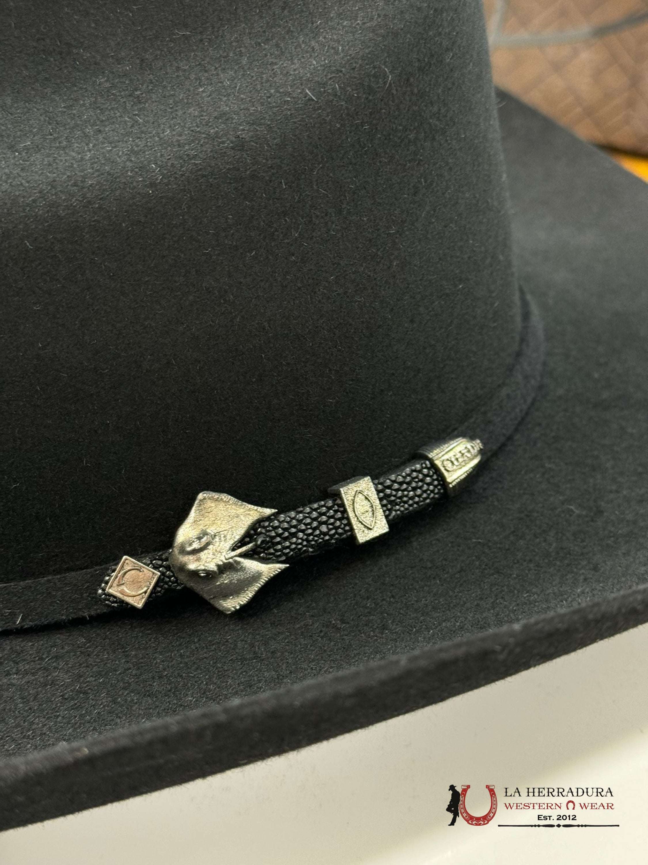 Cuadra 30X Stingray Black Felt Hat Tejana