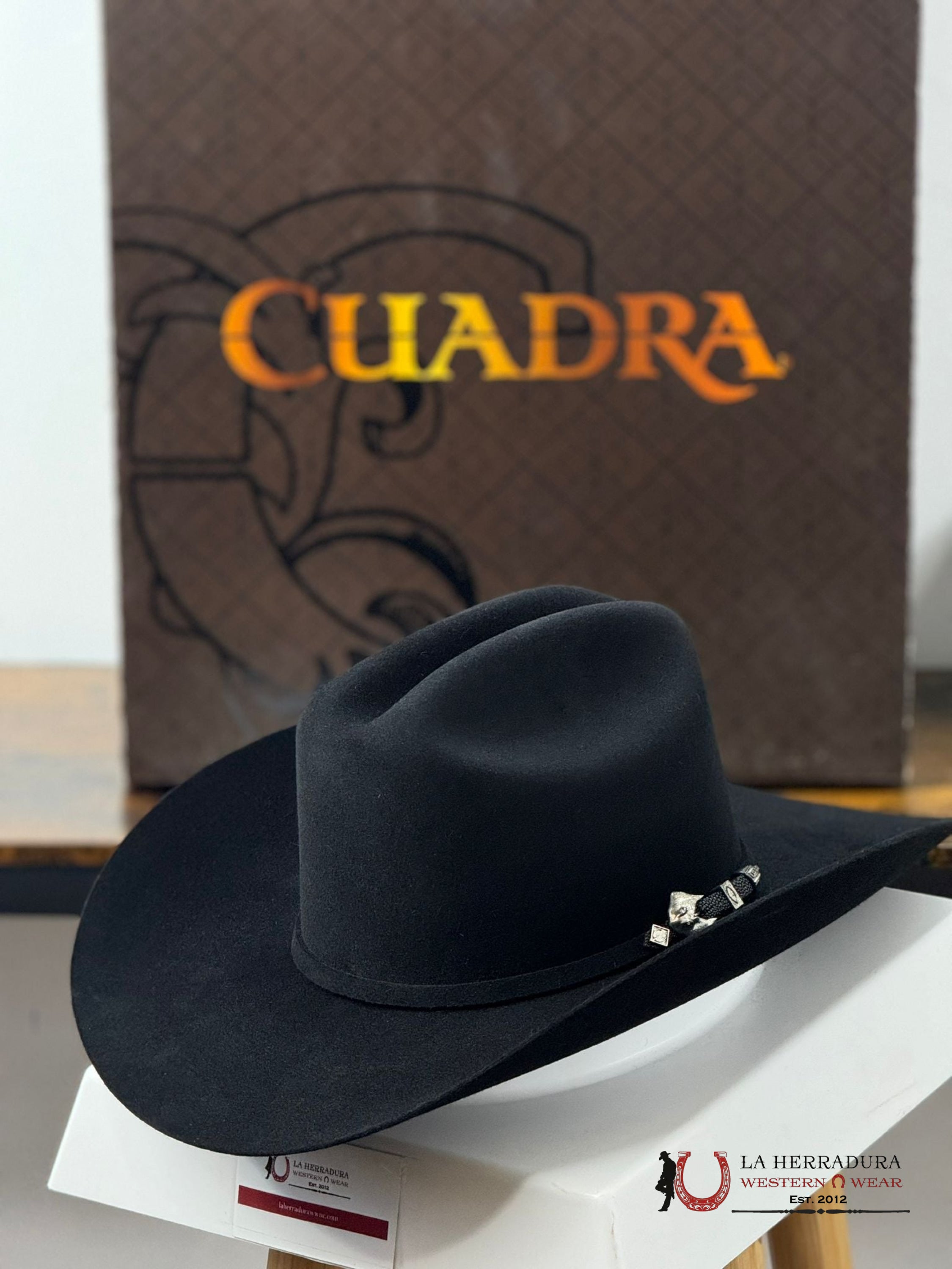 Cuadra 30X Stingray Black Felt Hat Tejana