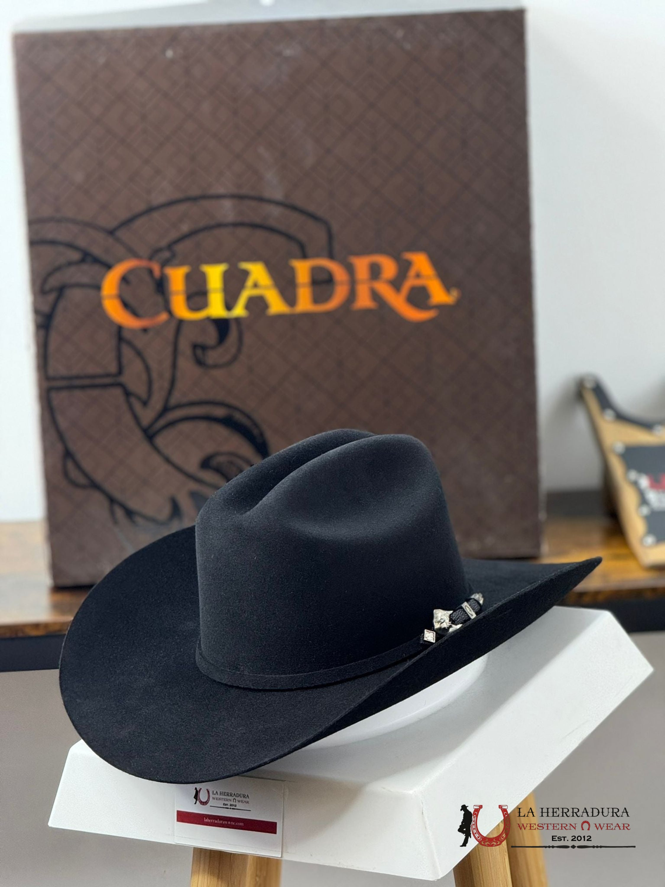 Cuadra 30X Stingray Black Felt Hat Tejana