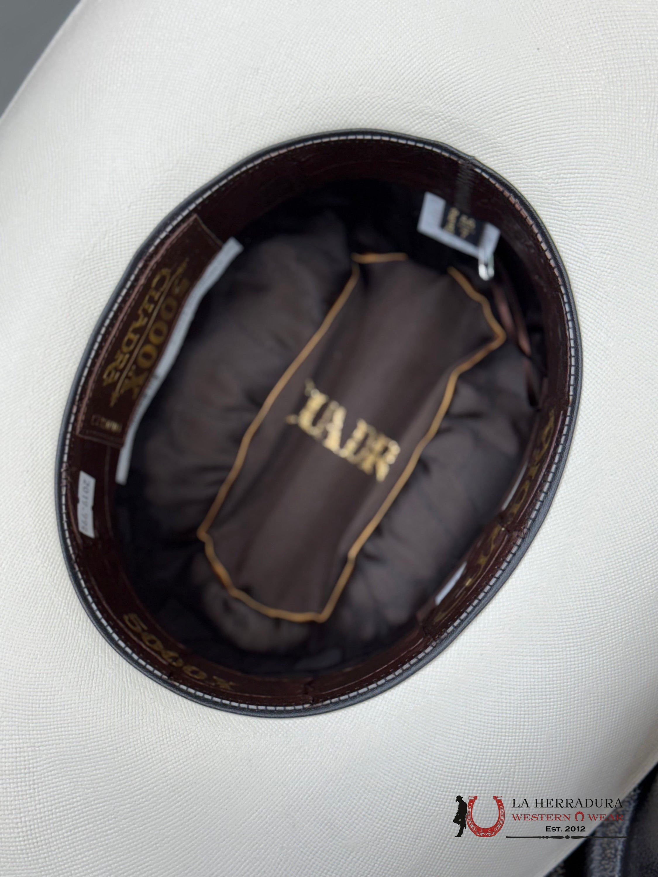 Cuadra 5000X King Ivory Alligator Straw Hat Tejana