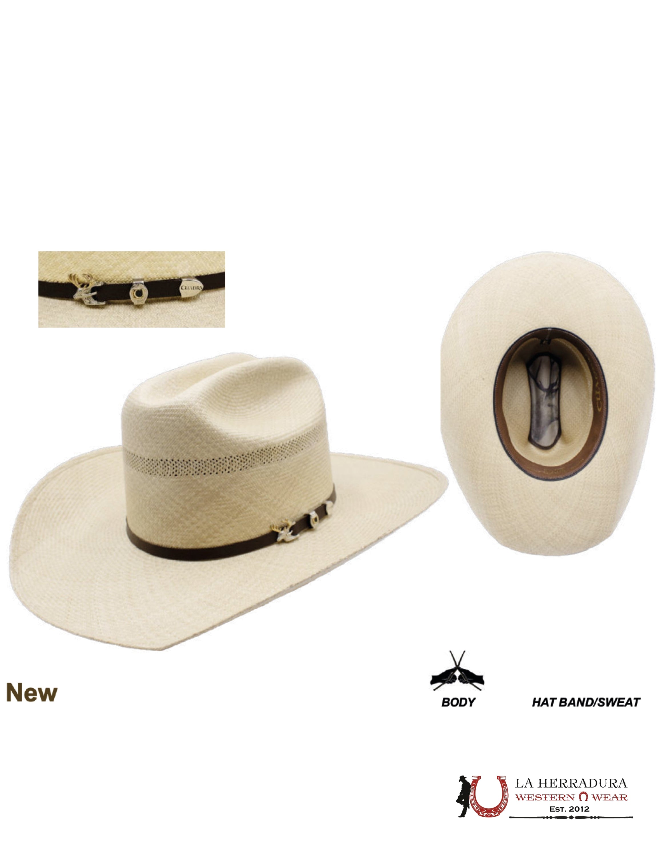 CUADRA 500X DEER NATURAL HAT MALBORO STYLE TEJANA