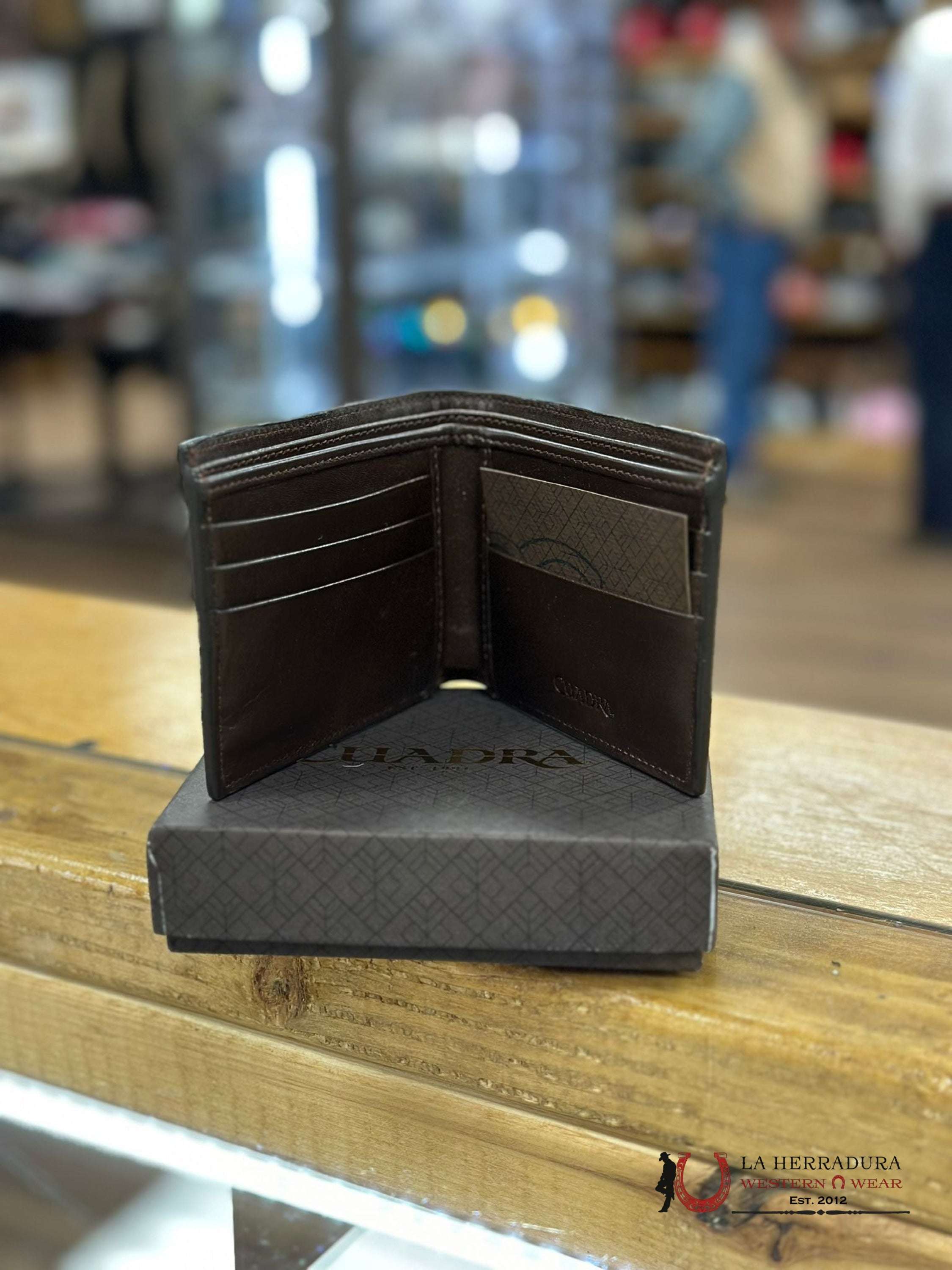 Cuadra Alligator Ant Mn Honey Wallet Accesorios