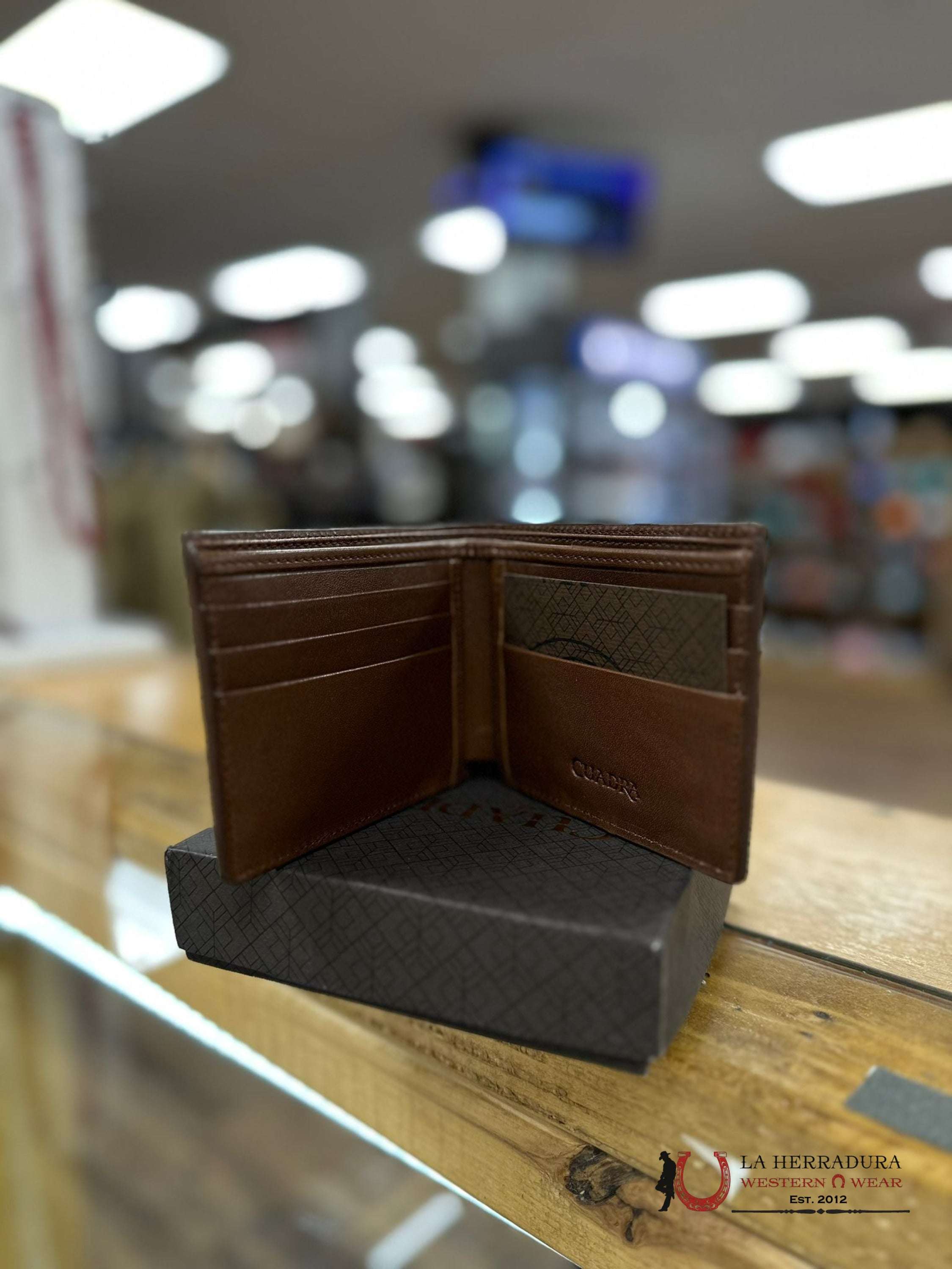 Cuadra Avestruz Brown Ostrich Wallet Accesorios