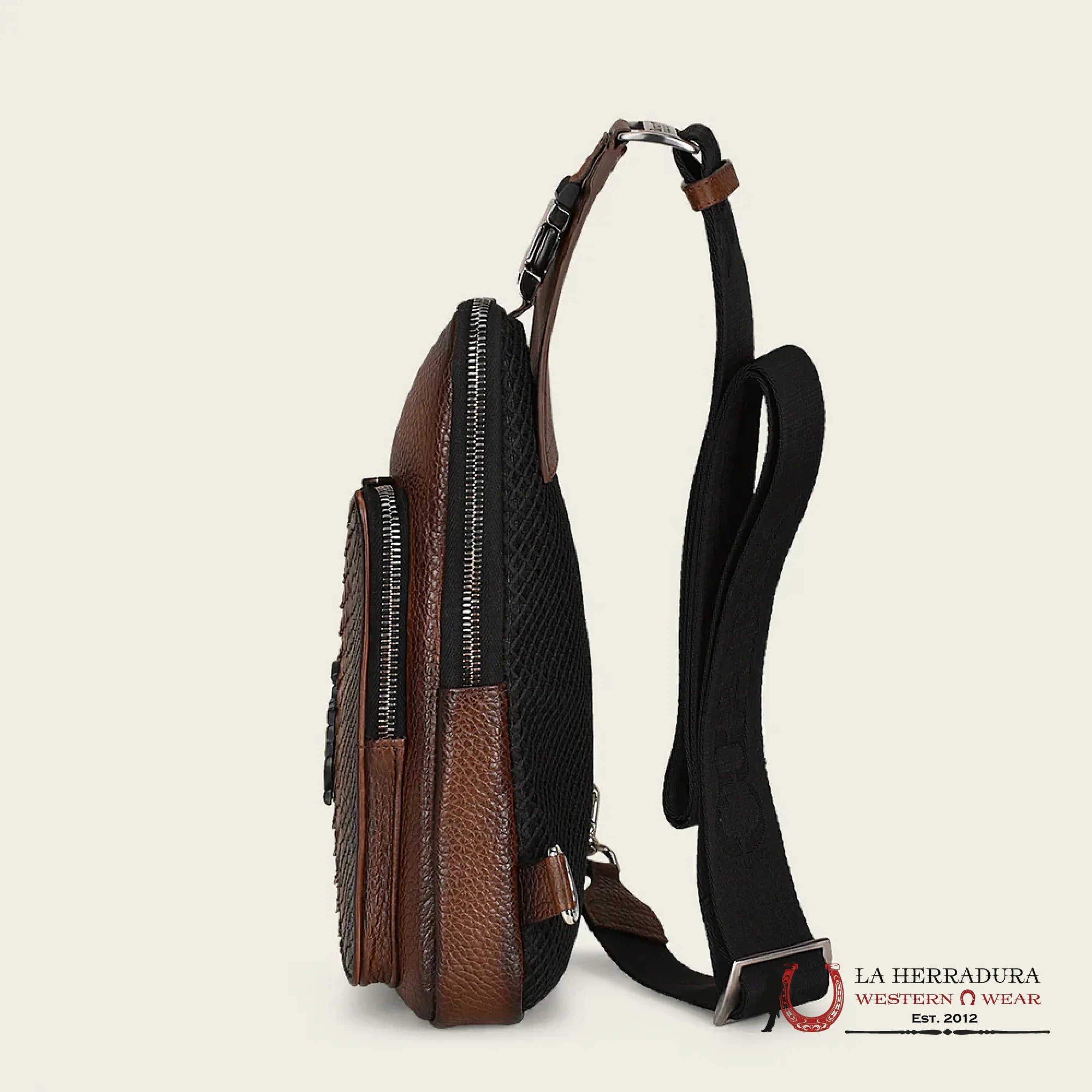 Cuadra BANDOLERA PITON OVER CAFE Crossbody bag Men DU503 ACCESORIOS