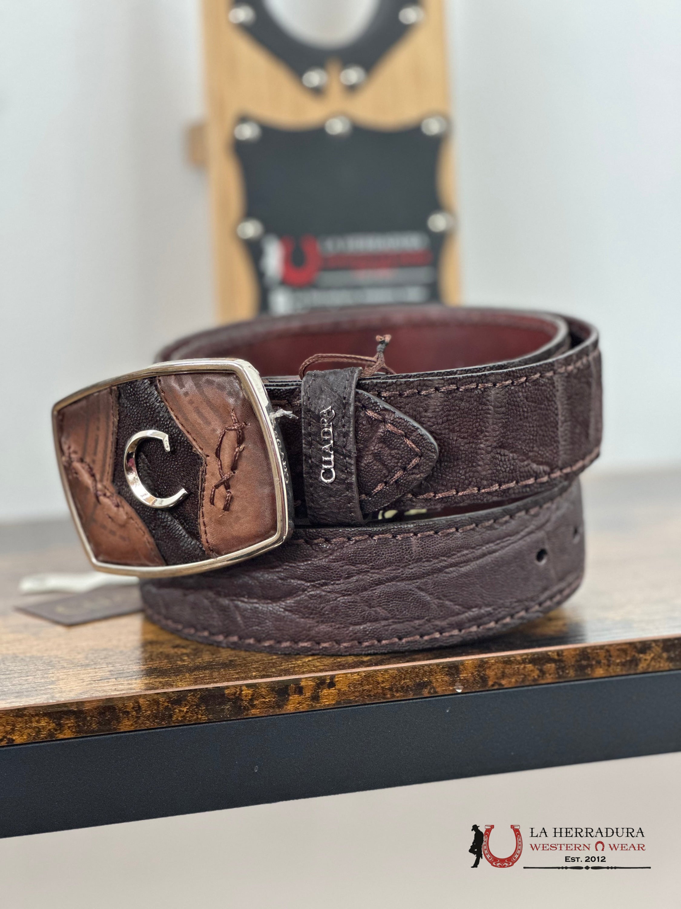 Cuadra Belt Elephant Brown Cafe Castaño Cinturones Hombres