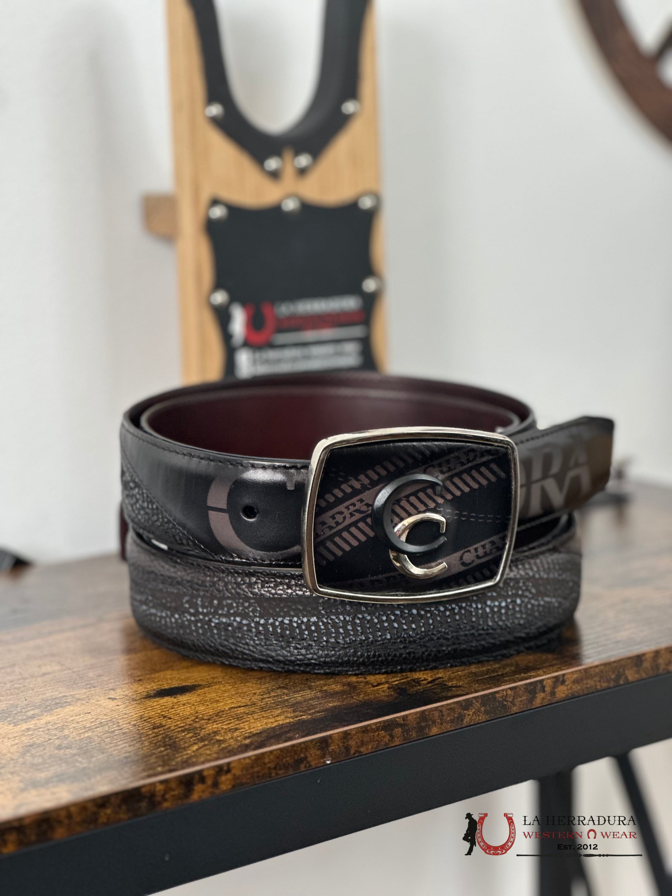 Cuadra Belt Res Anna Grey Cinturones Hombres