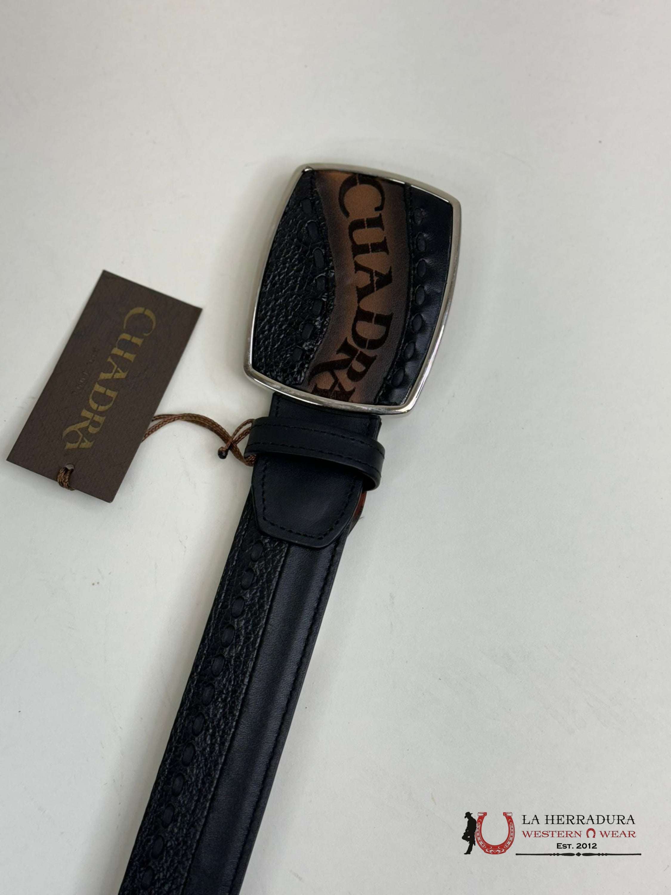 Cuadra Belt Res Castello Tobacco Laser & Woven Cinturones Hombres