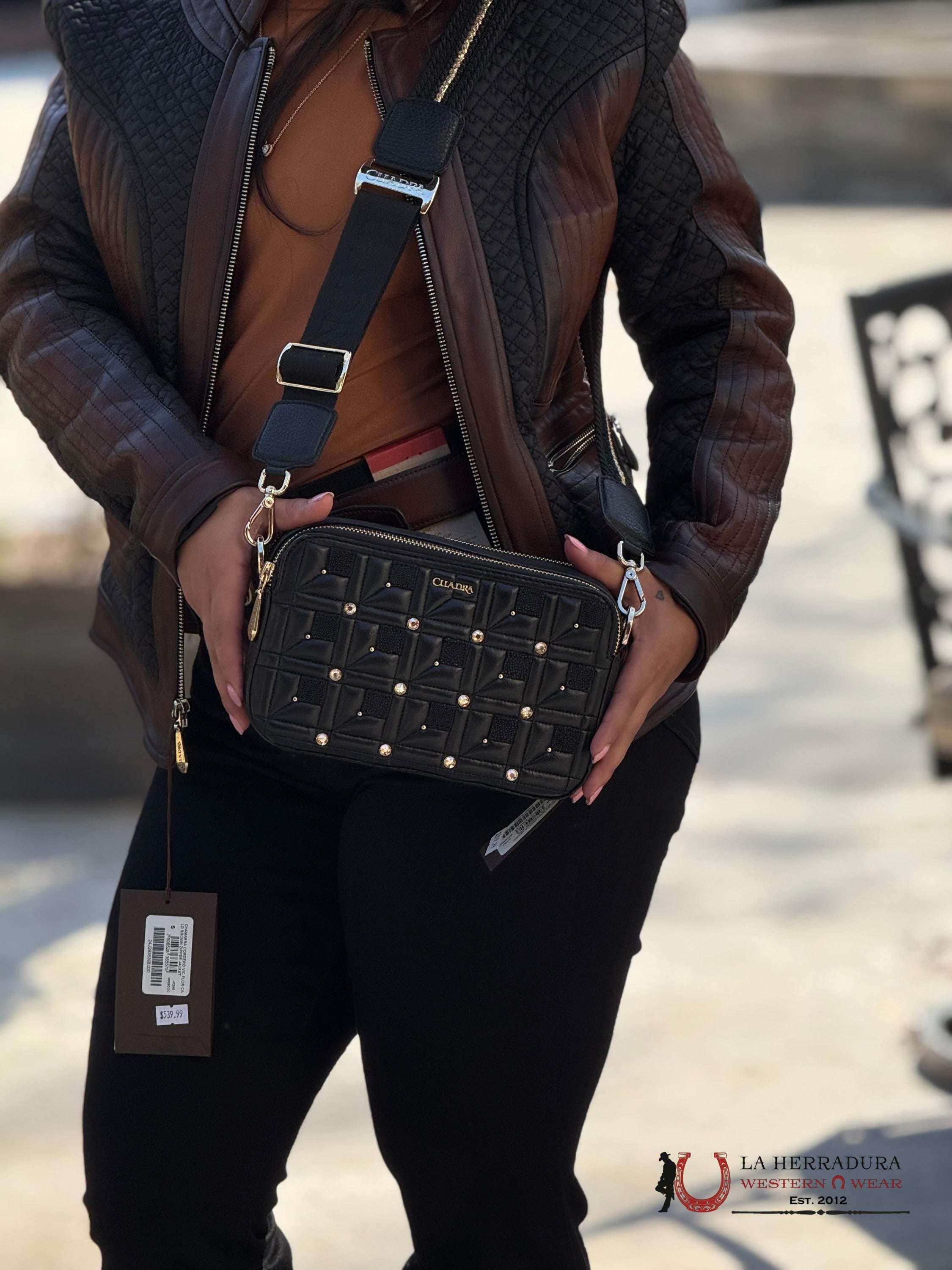 Cuadra Black Stingray Bag Ropa Mujeres