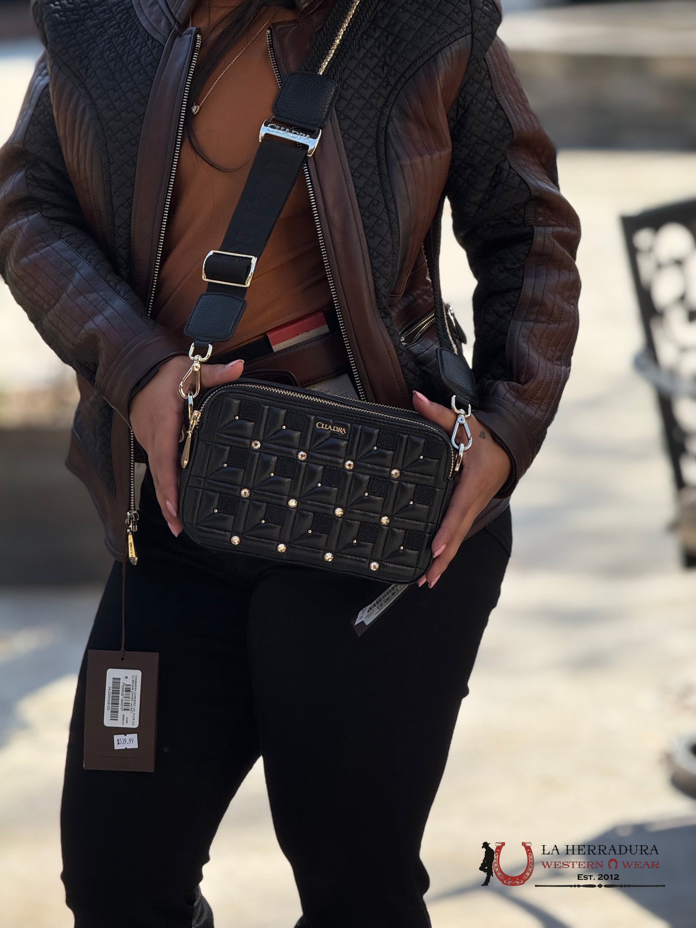 Cuadra Black Stingray Bag Ropa Mujeres