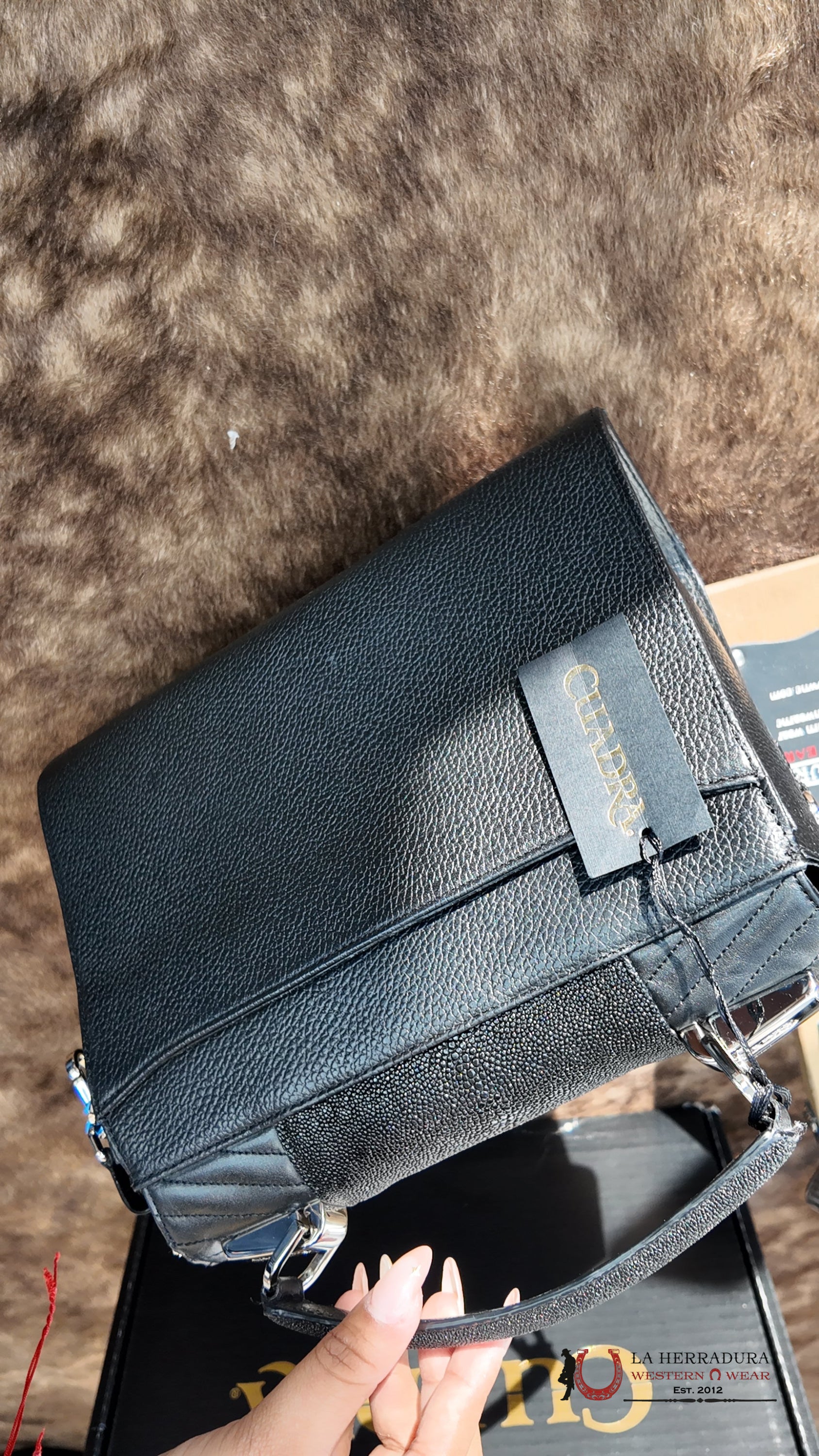 CUADRA Bolsa Mantarraya Negro Women ROPA MUJERES