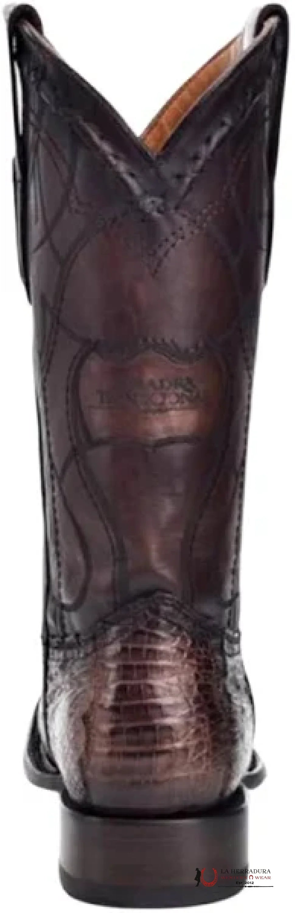 CUADRA BOOT FUSCUS BELLY CAIMAN PORTO MAPLE LASER & EMBROIDERY SQUARE TOE CU620 CUARDRA MENS BOOTS