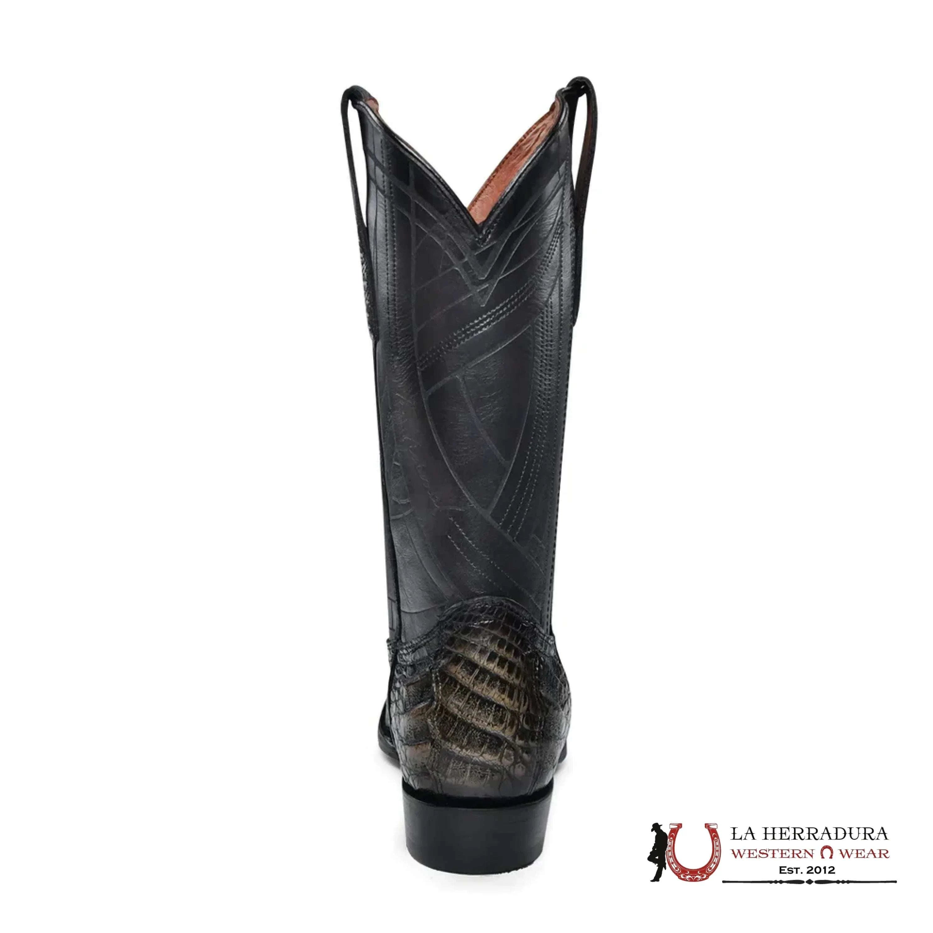 CUADRA BOOT FUSCUS LOMO BELLY ATLANTIC BLACK SAND SNIP TOE CU842 BOTAS HOMBRES