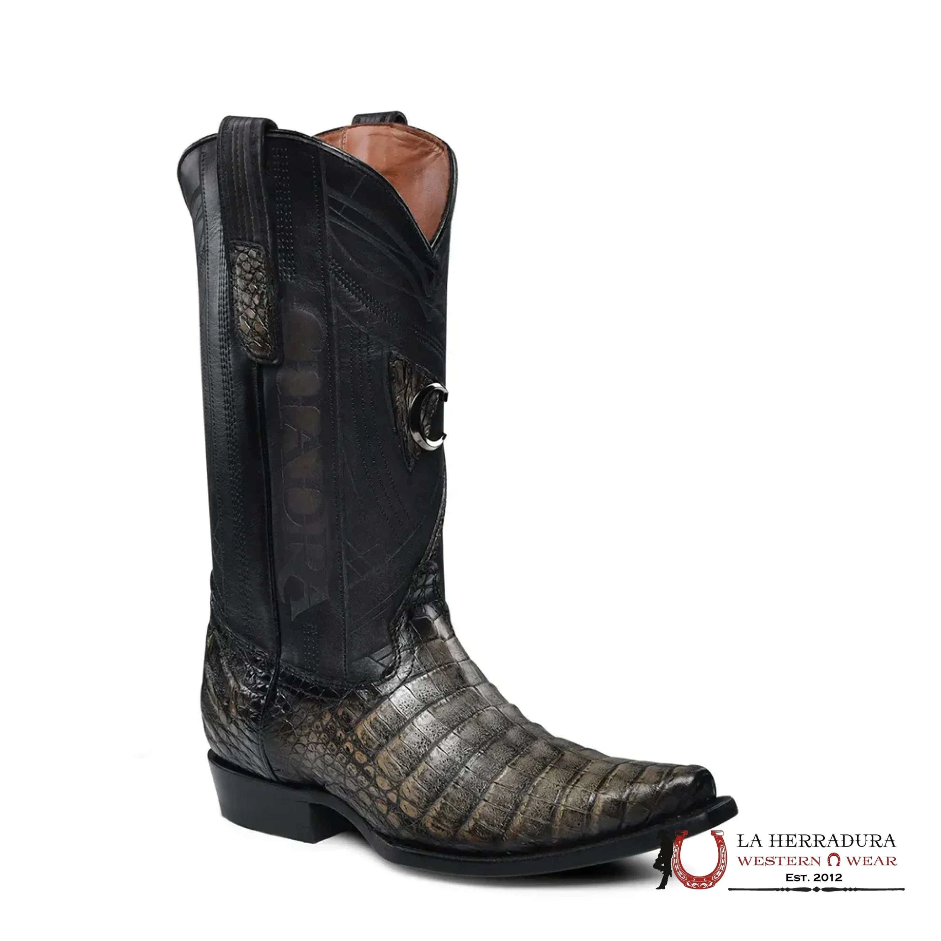 CUADRA BOOT FUSCUS LOMO BELLY ATLANTIC BLACK SAND SNIP TOE CU842 BOTAS HOMBRES