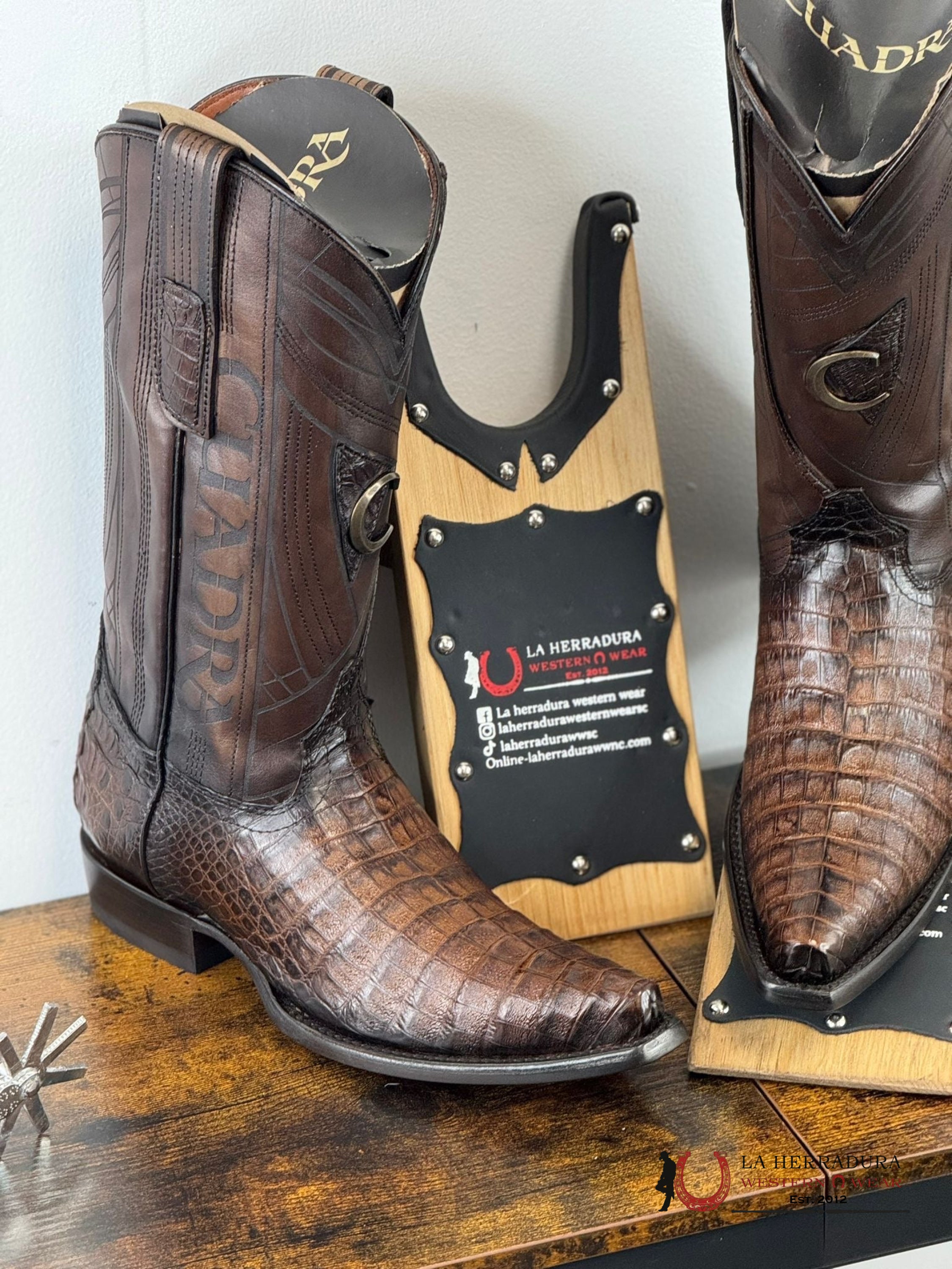 Cuadra Boot Fuscus Lomo Belly Atlantic Straw Point Toe Cu843 Botas Hombres