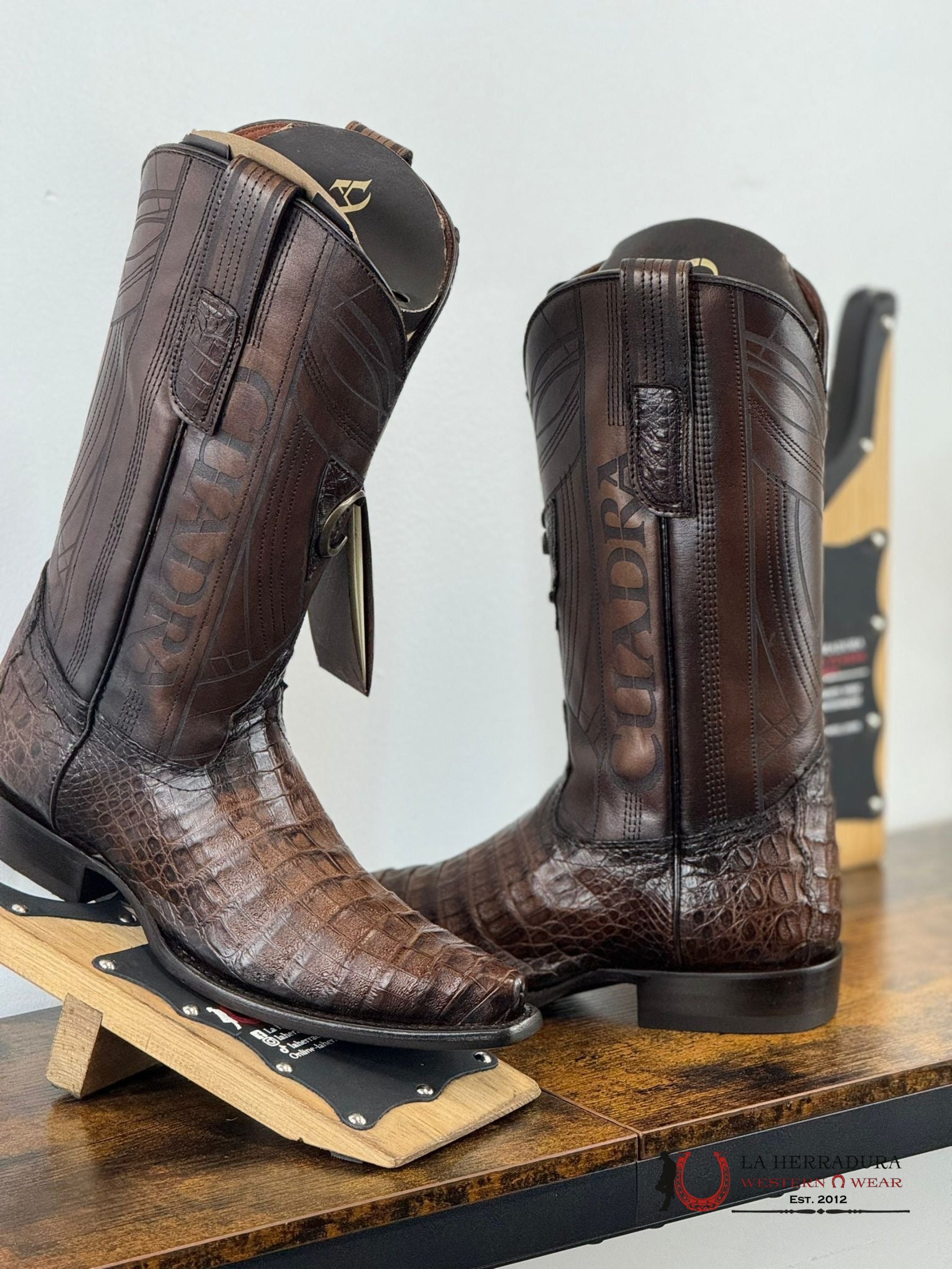 Cuadra Boot Fuscus Lomo Belly Atlantic Straw Point Toe Cu843 Botas Hombres