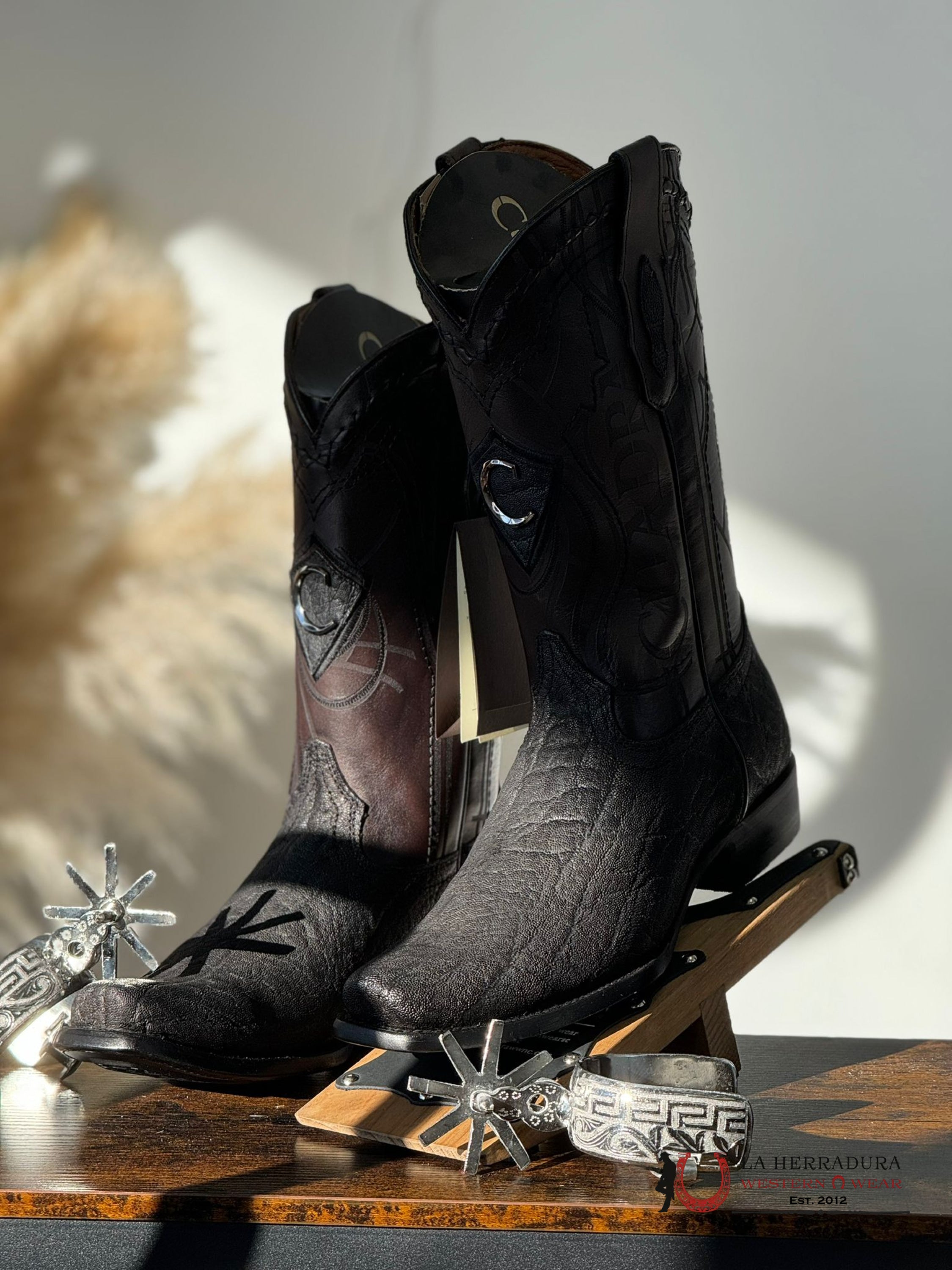 Cuadra Boots Elephant Black Elefante Botas Hombres