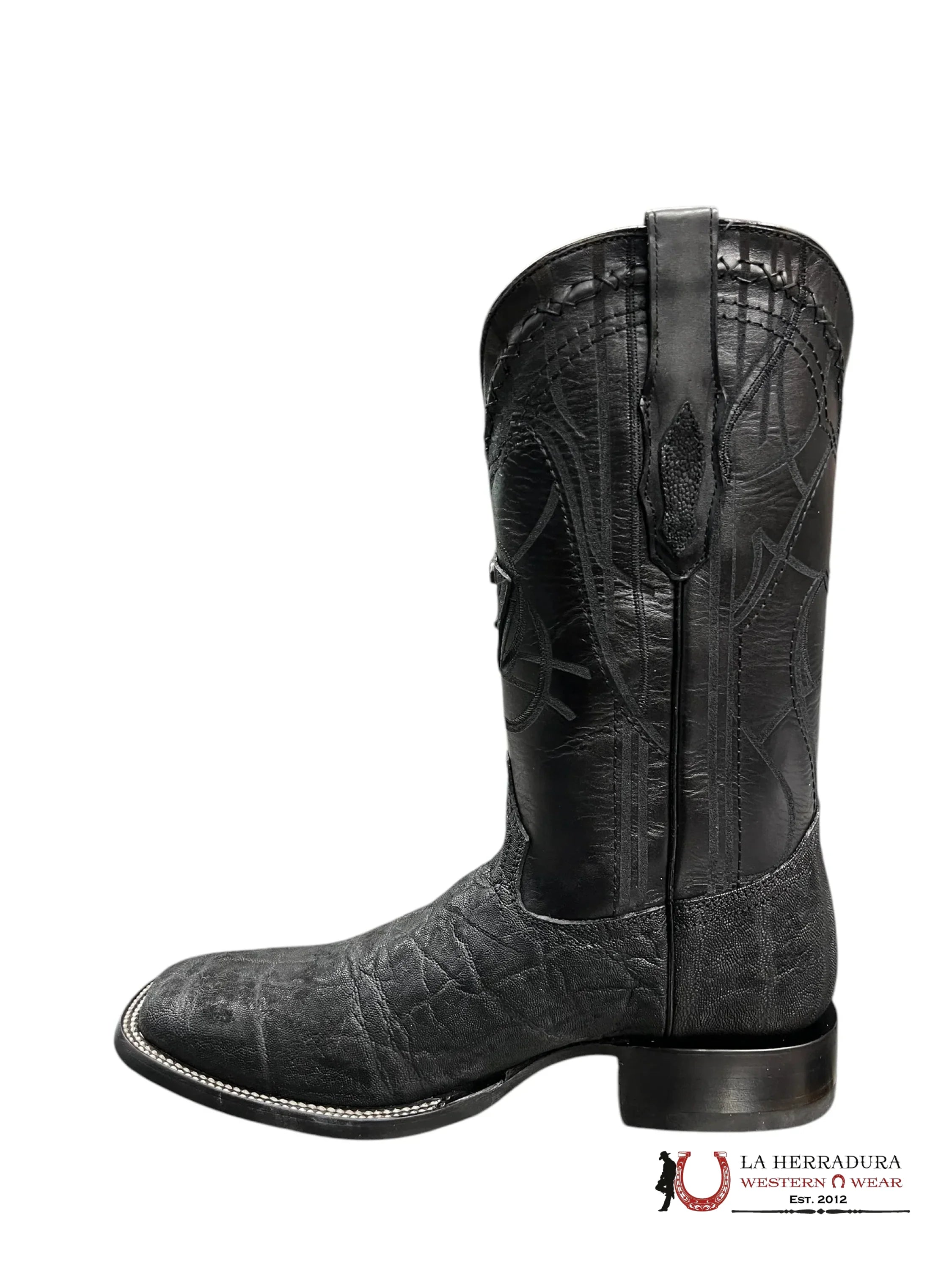 CUADRA BOOTS ELEPHANT BLACK ELEFANTE SQUARE TOE CU847 BOTAS HOMBRES