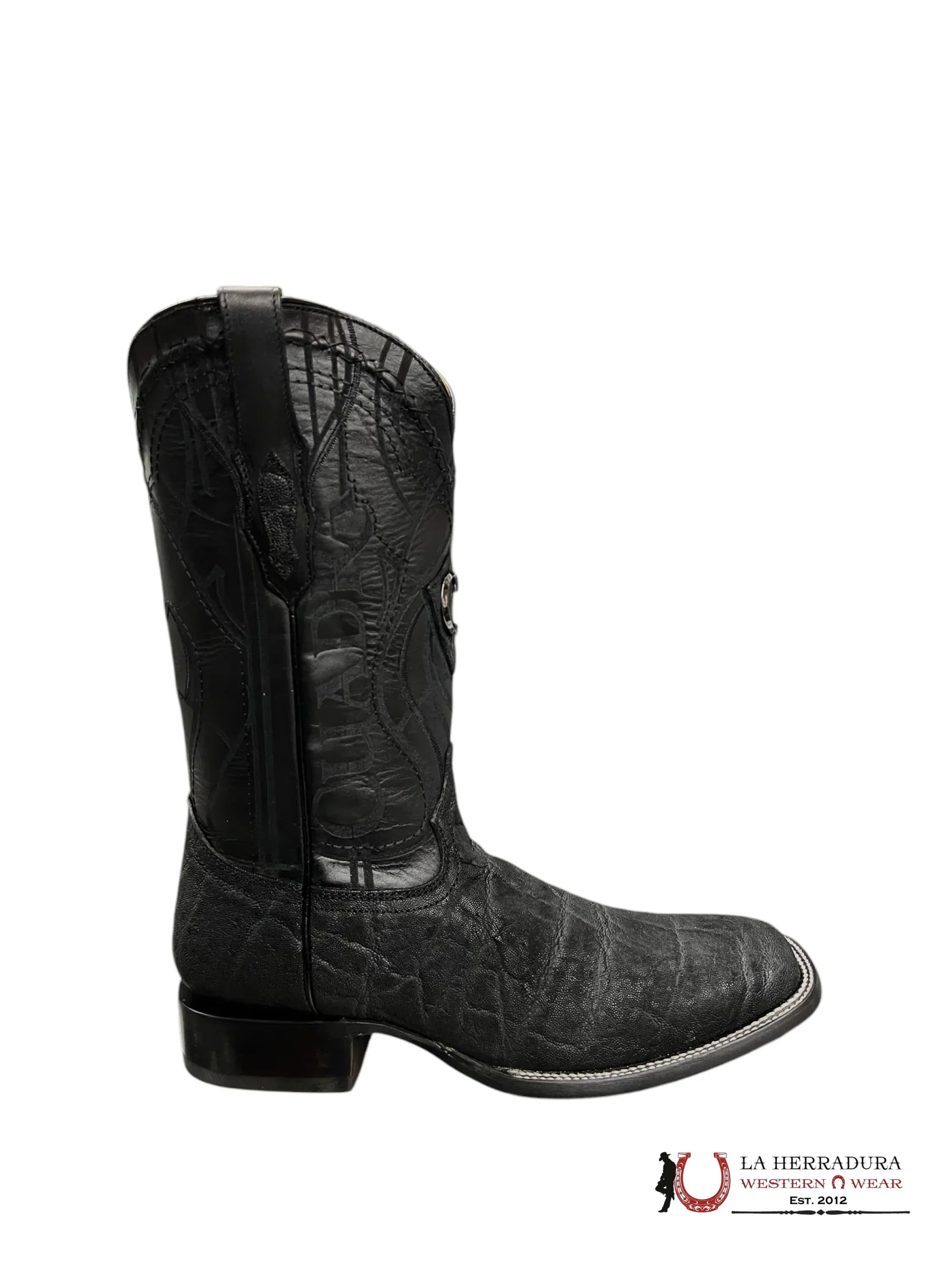 CUADRA BOOTS ELEPHANT BLACK ELEFANTE SQUARE TOE CU847 BOTAS HOMBRES