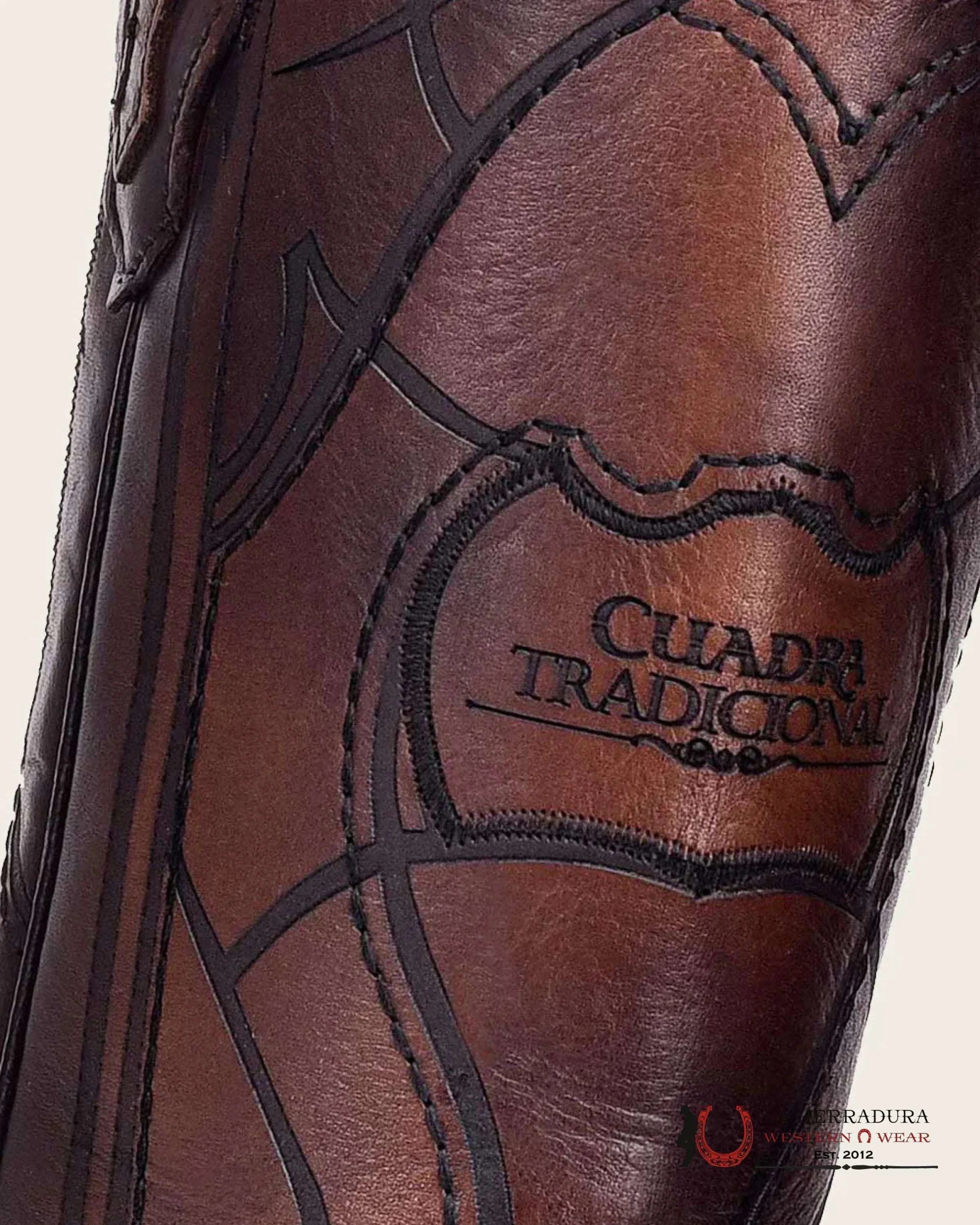 CUADRA BOOTS RES SILL DEL VASCO OVER CASTAÑO BROWN NARROW SQ TOE BOTAS HOMBRES