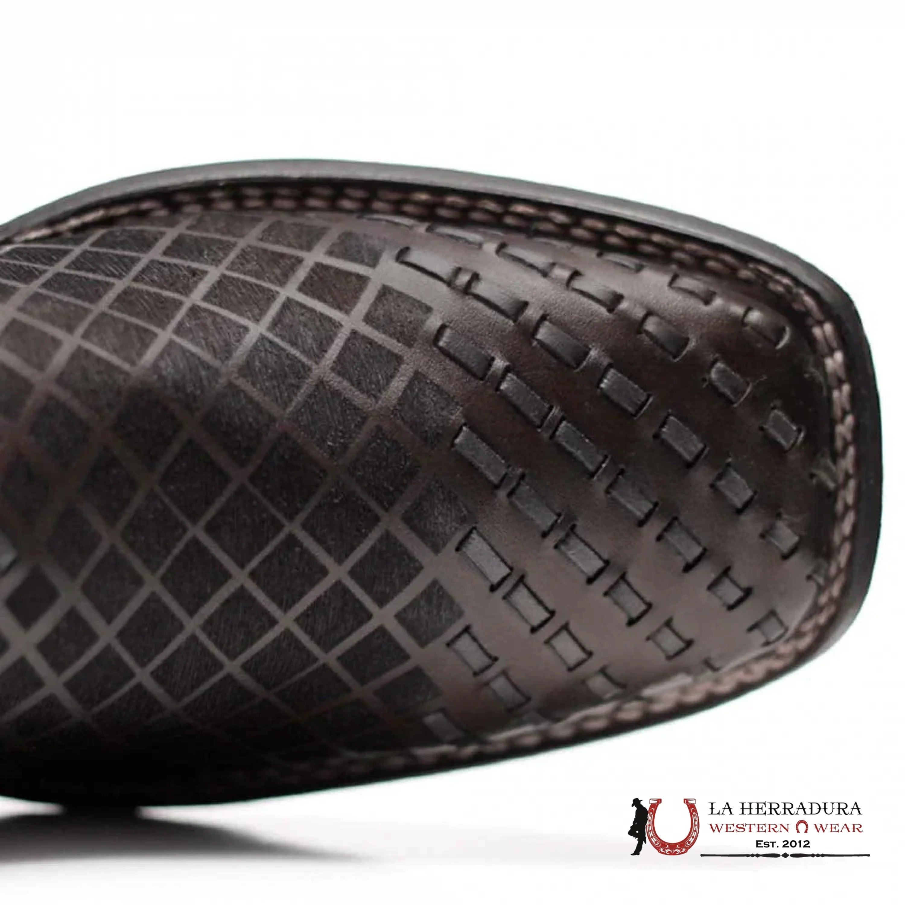 CUADRA BOOTS SQUARE TOE LASER SILLERO OVER BLACK LASER CU676 BOTAS HOMBRES