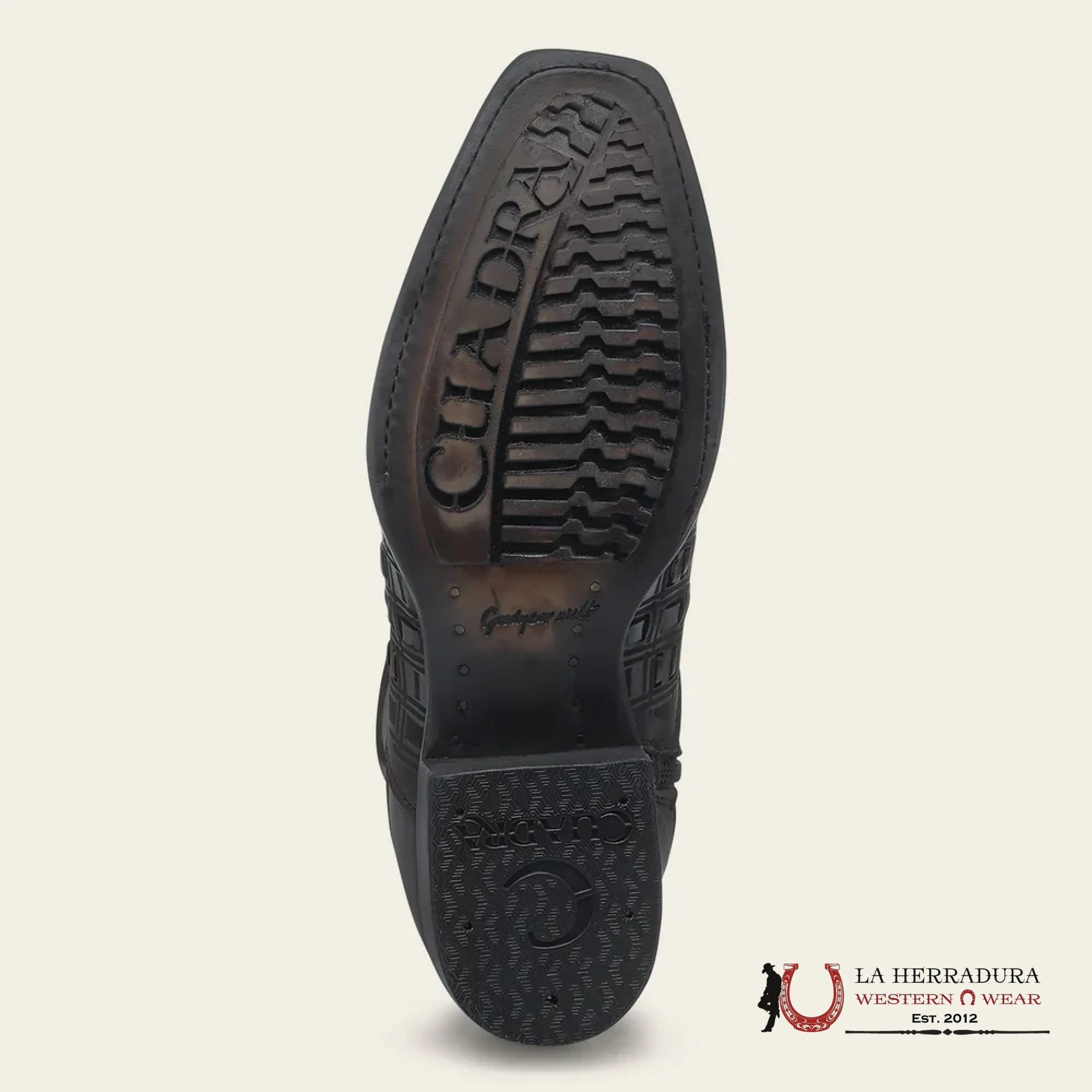 CUADRA BOTA DE RES CHOCOLATE & BLACK LÁSER CU940 BOTAS HOMBRES