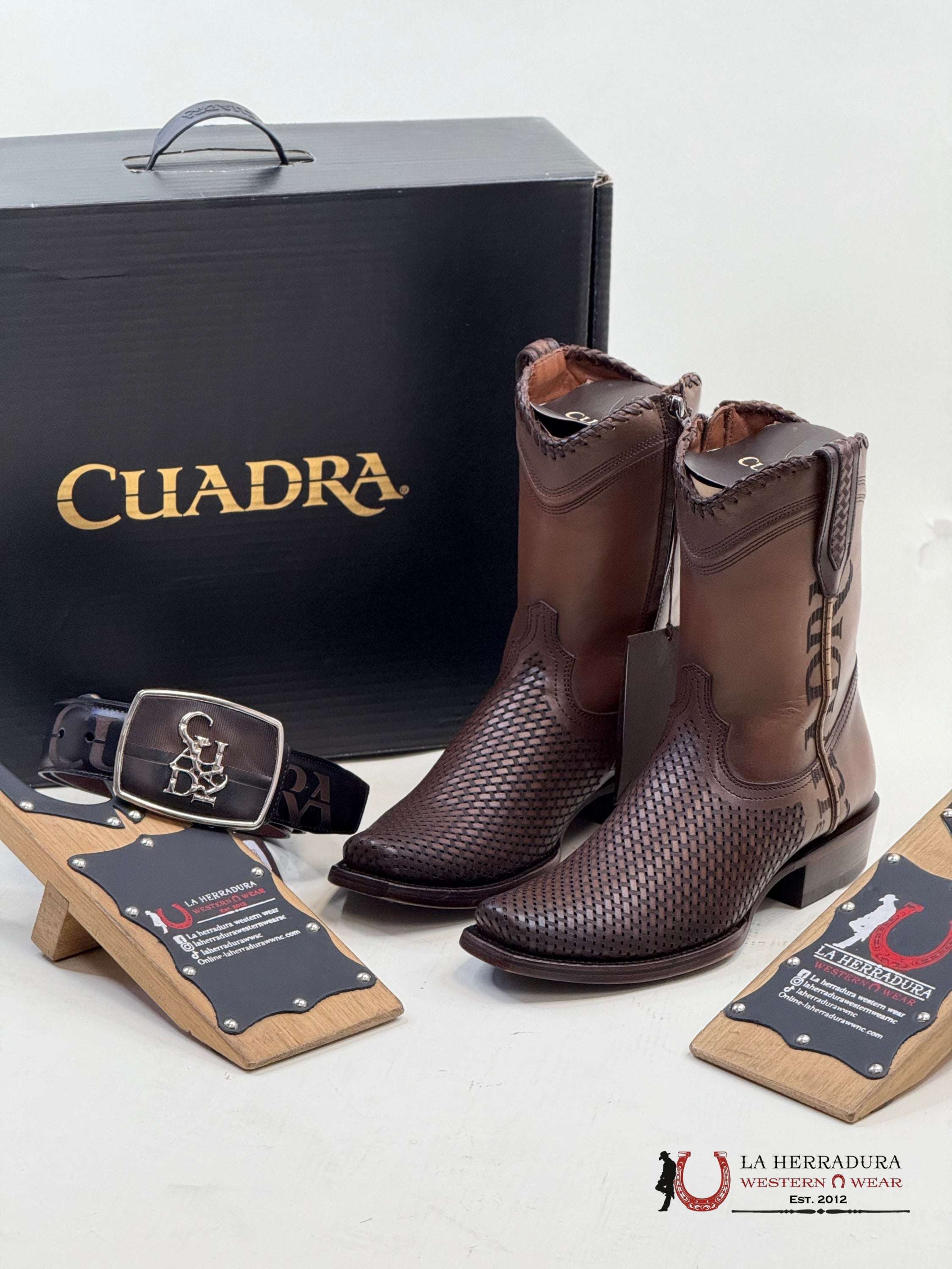 Cuadra Bota De Res Crust Denver Cafe Botas Hombres