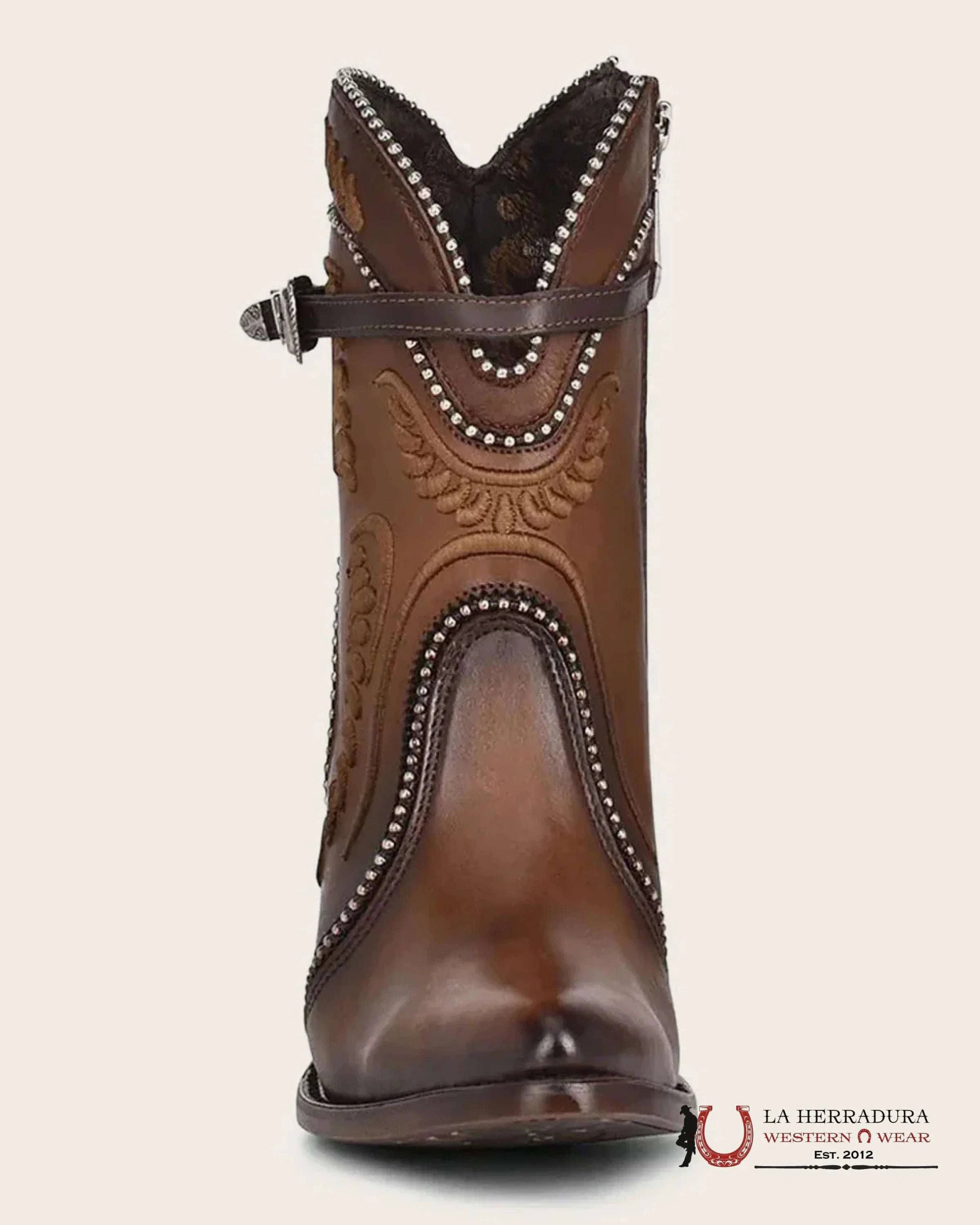 Cuadra Botín De Res Aztec Maple Round Toe - 3F59RS BOTAS MUJERES