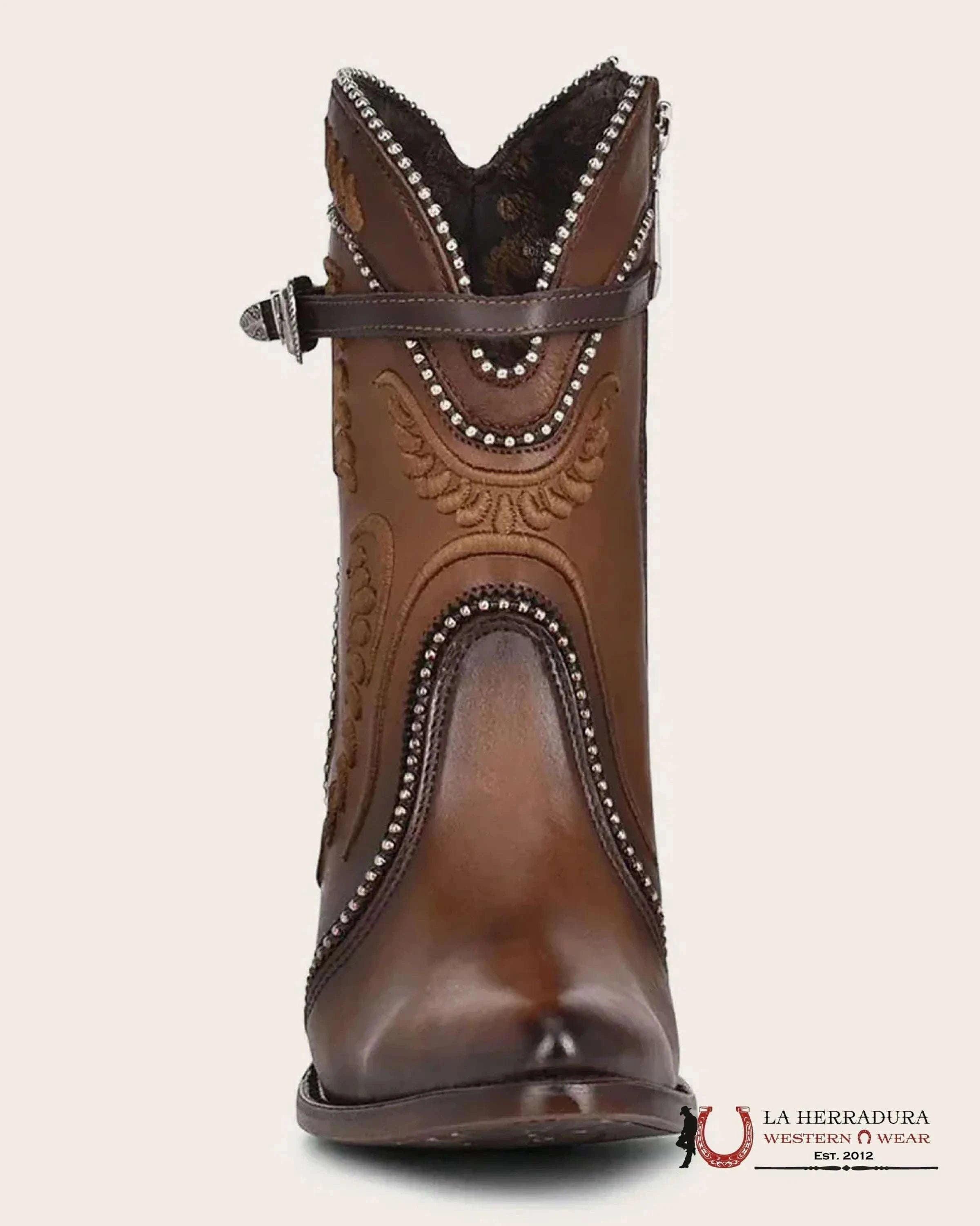 Cuadra Botín De Res Aztec Maple Round Toe - 3F59RS BOTAS MUJERES