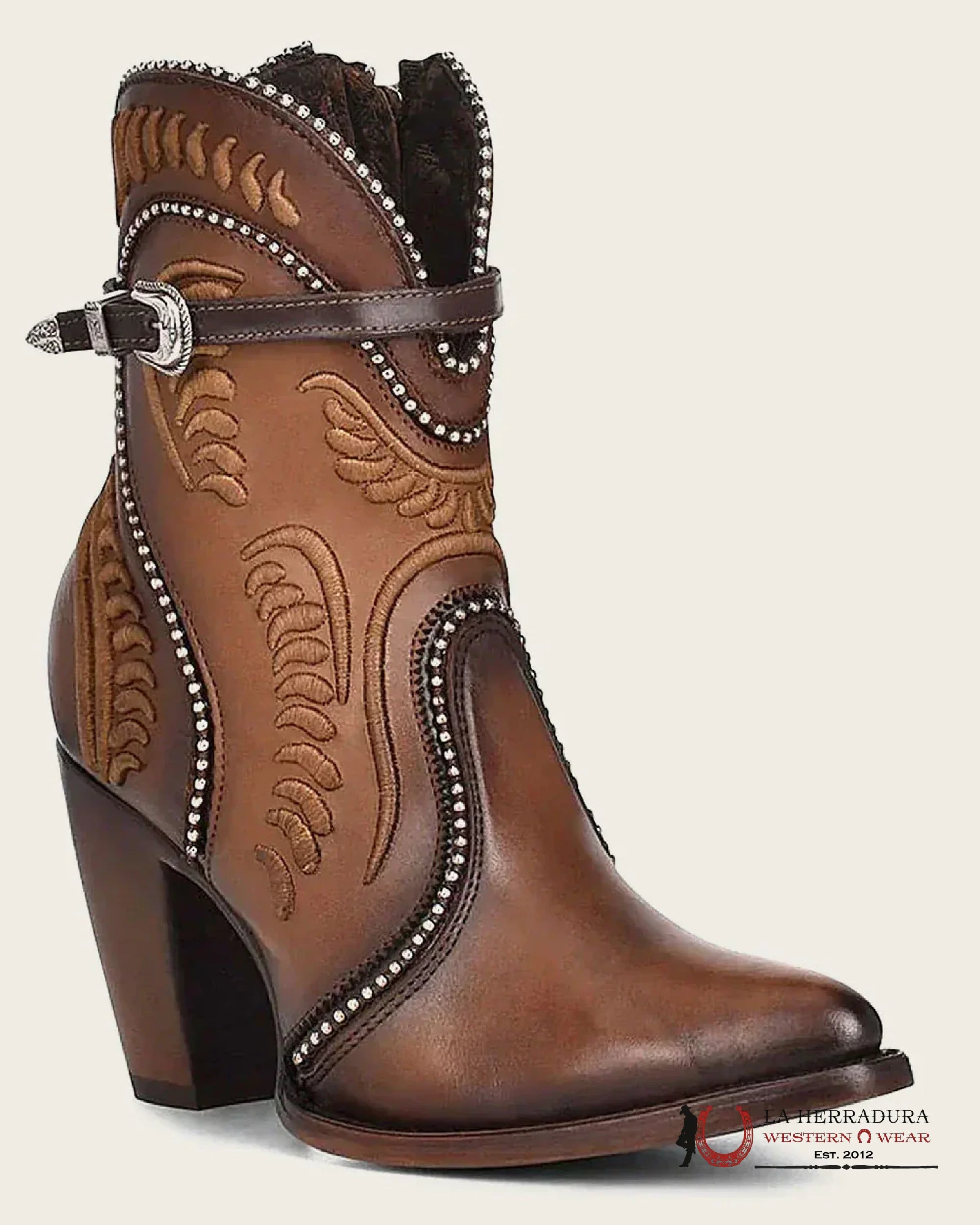 Cuadra Botín De Res Aztec Maple Round Toe - 3F59RS BOTAS MUJERES