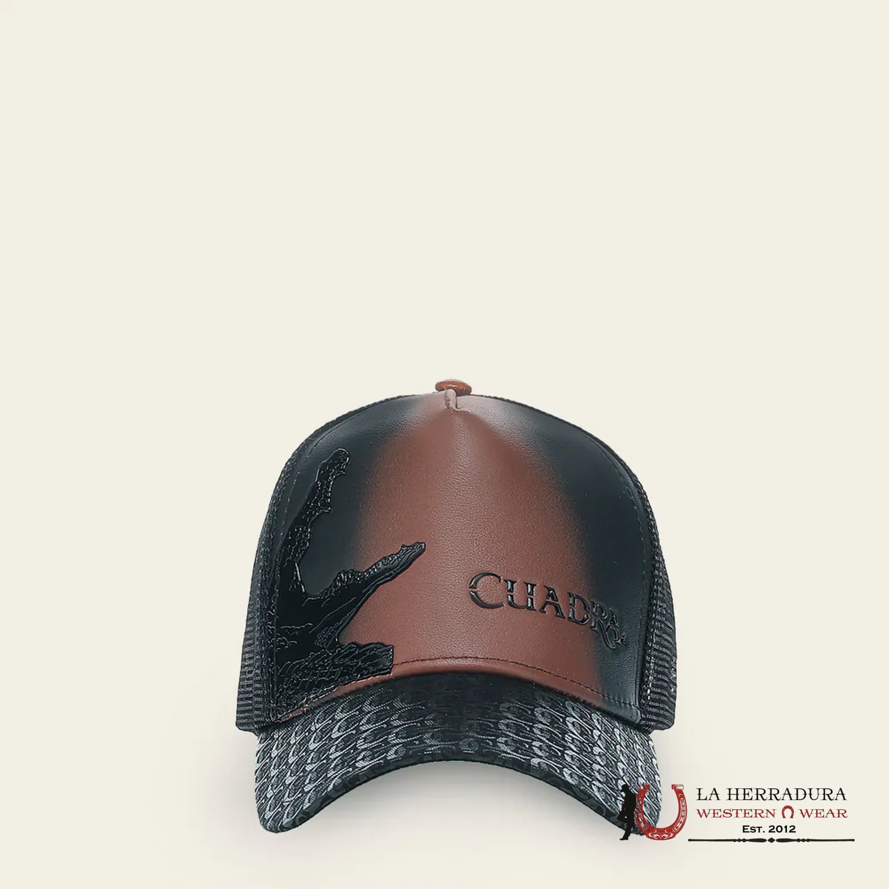 CUADRA BROWN ALLIGATOR INSPIRATION HAT CC121 CAPS MENS GORRAS HOMBRES