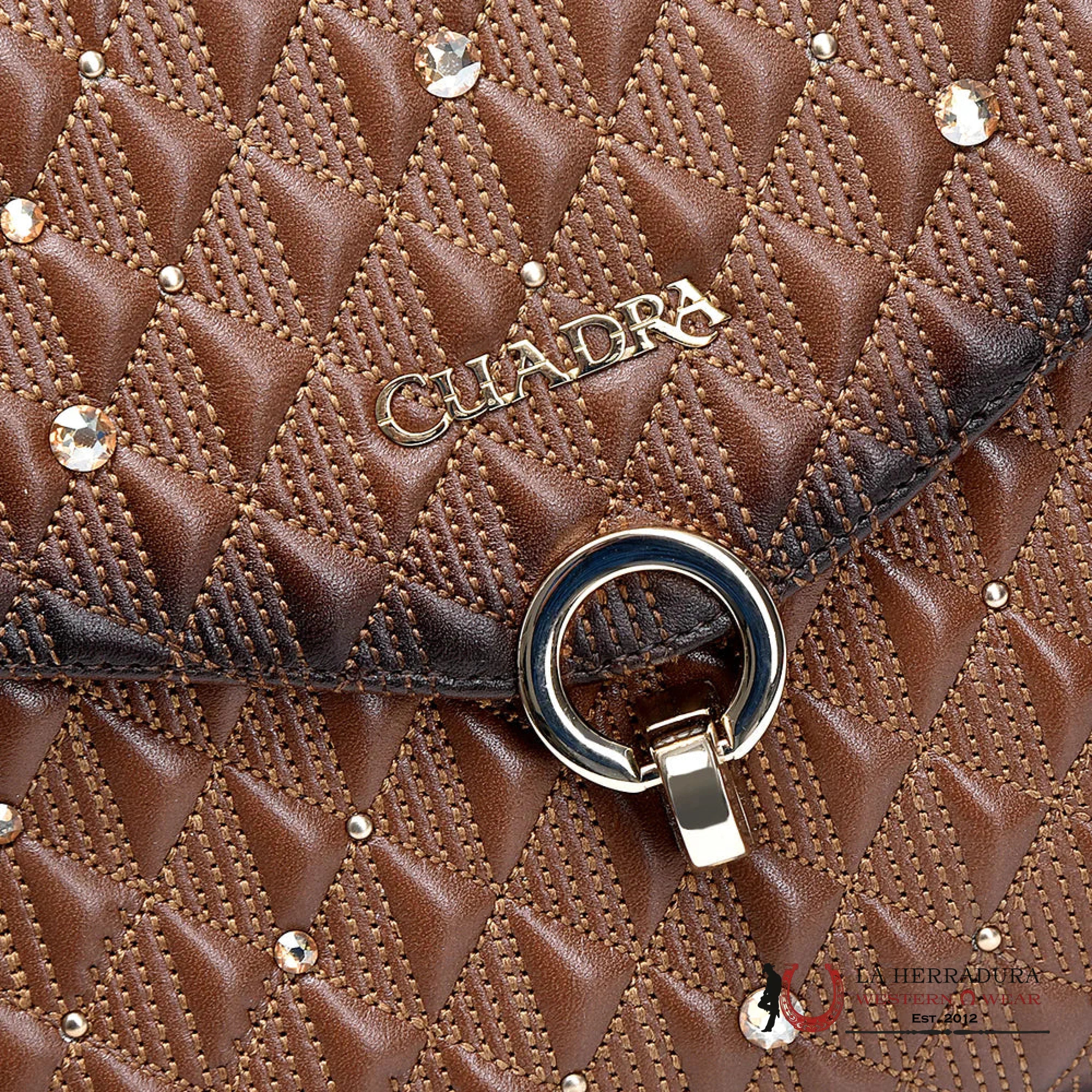 CUADRA BROWN BOVINE SHOULDER HANDBAG ROPA MUJERES