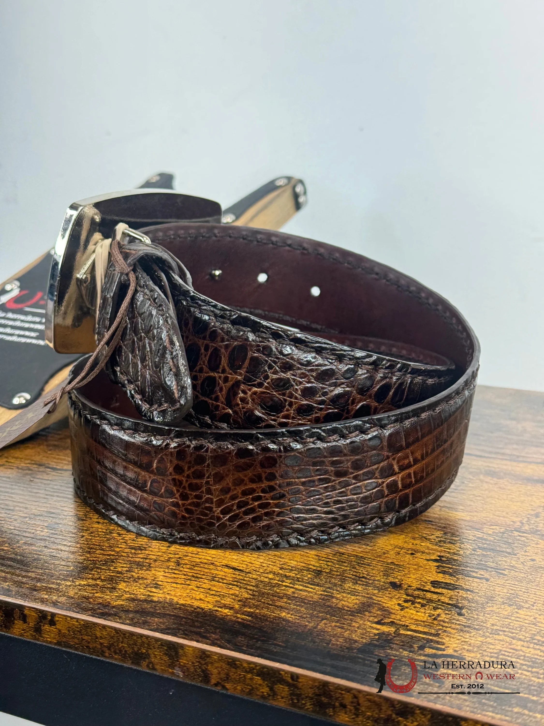 Cuadra Caiman Complete Atlantis Cafe Belt Cinturones Hombres
