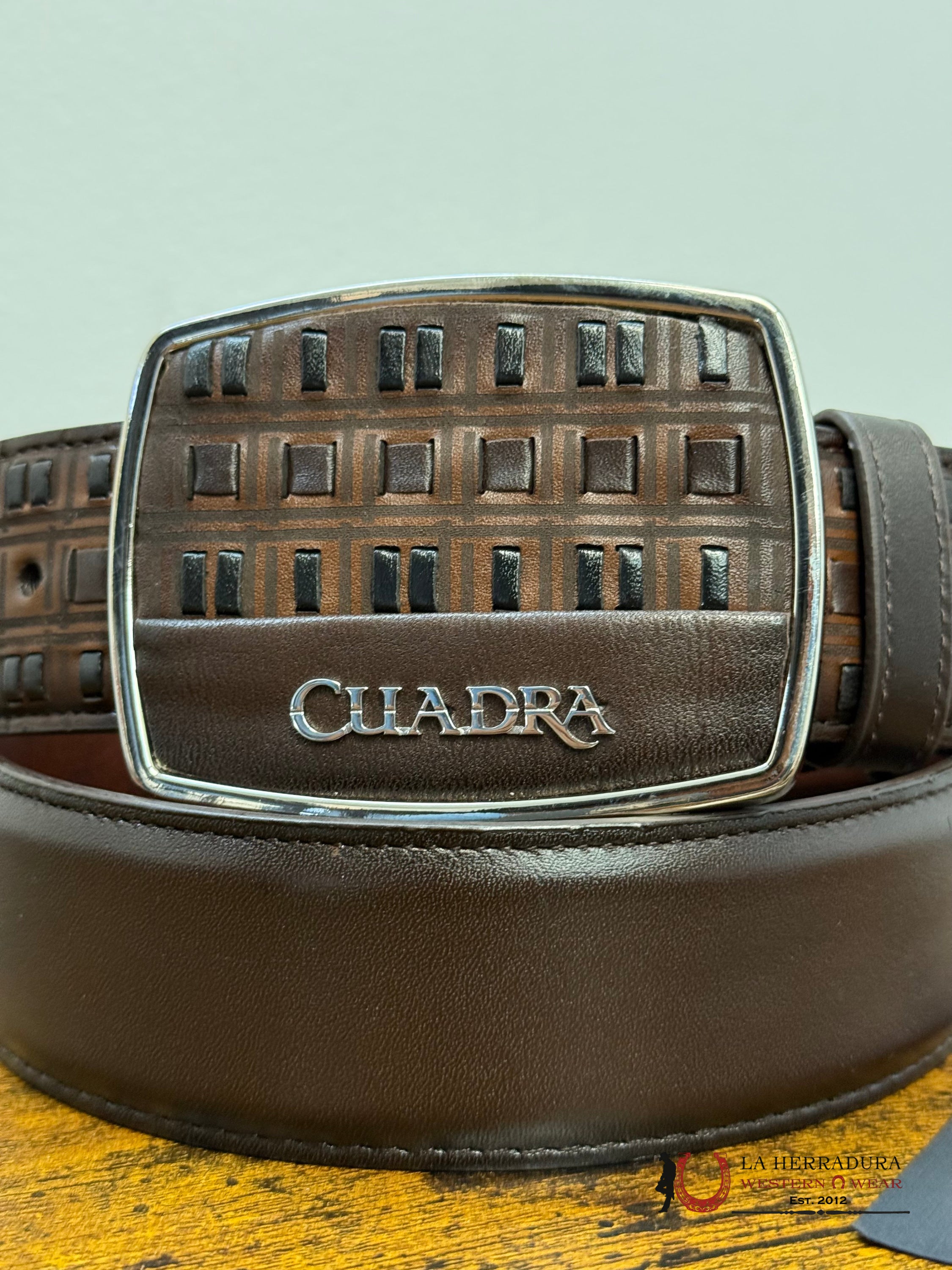 CUADRA Cinto De Res Aztecs Miel BC401 CINTURONES HOMBRES