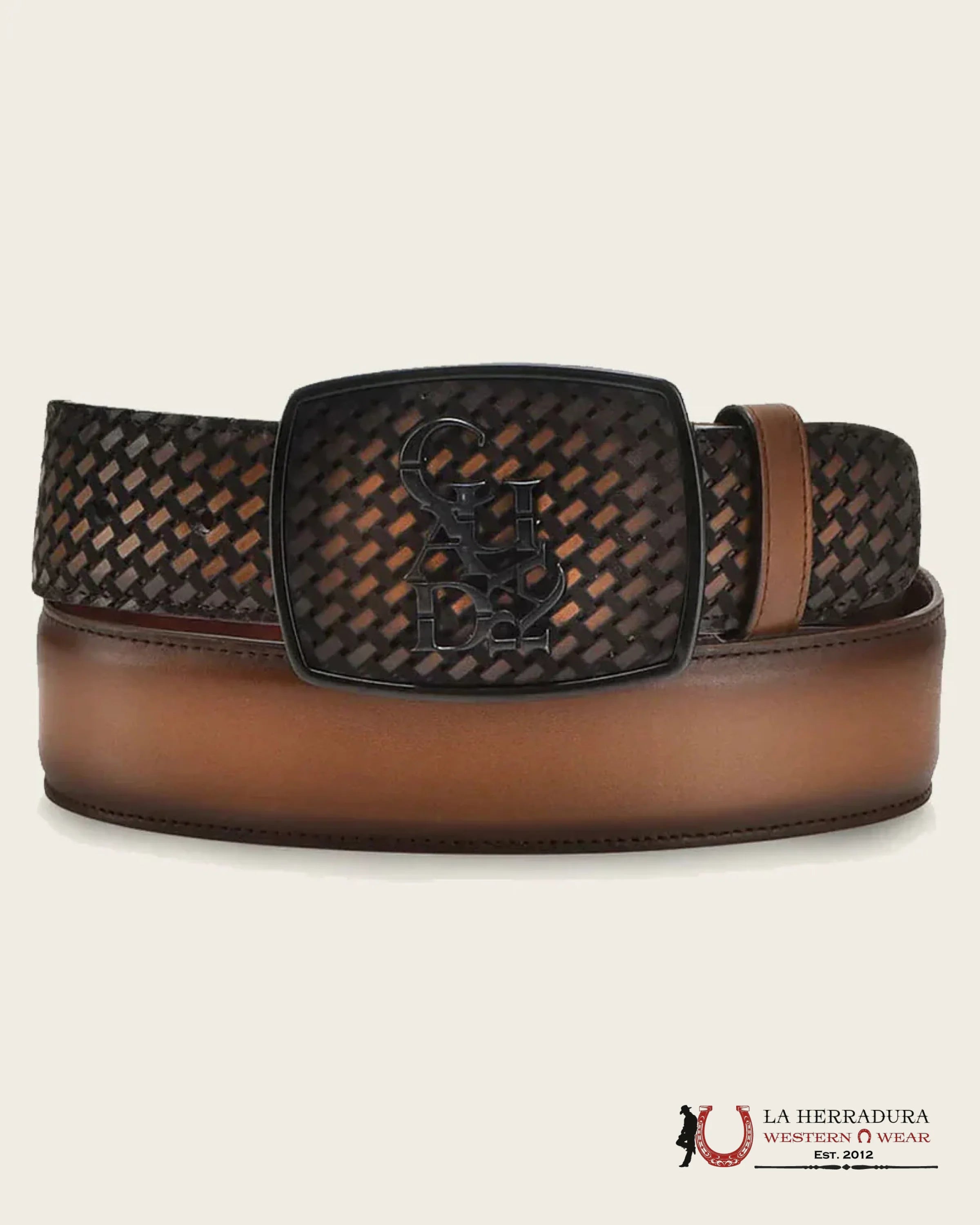 CUADRA Cinto De Res Crust Maple Laser CINTURONES HOMBRES